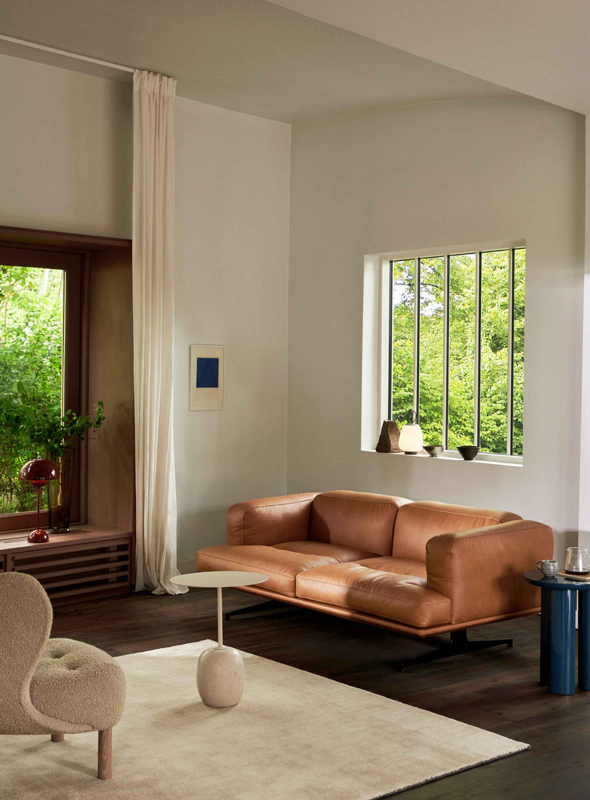 Koberec THE MOOR modrý