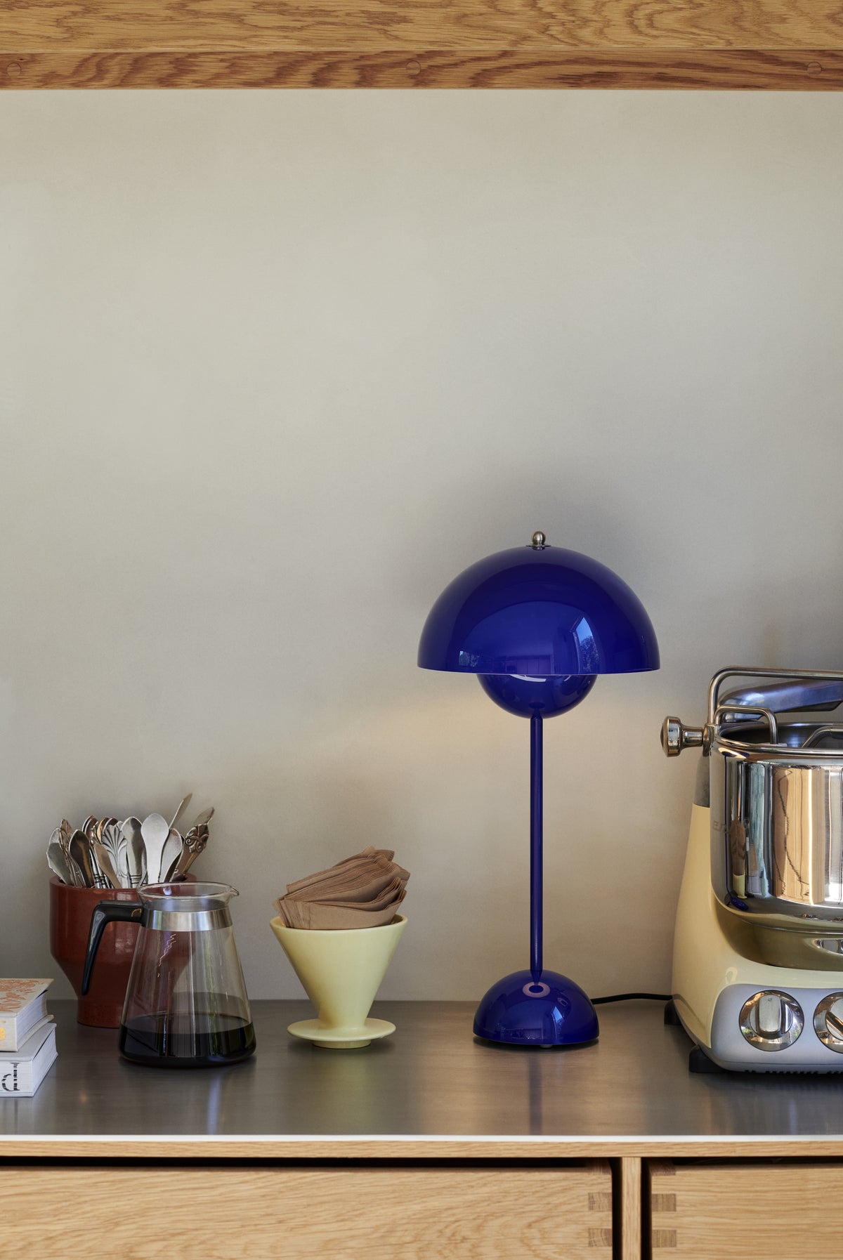 Stolová lampa FLOWERPOT VP3 kobaltová