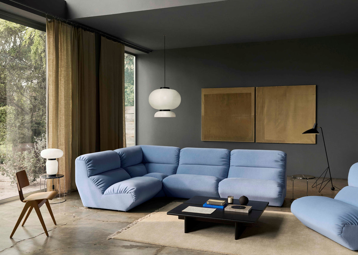 Sofa modulárna HI LO AV55 - čalúnený rohový modul