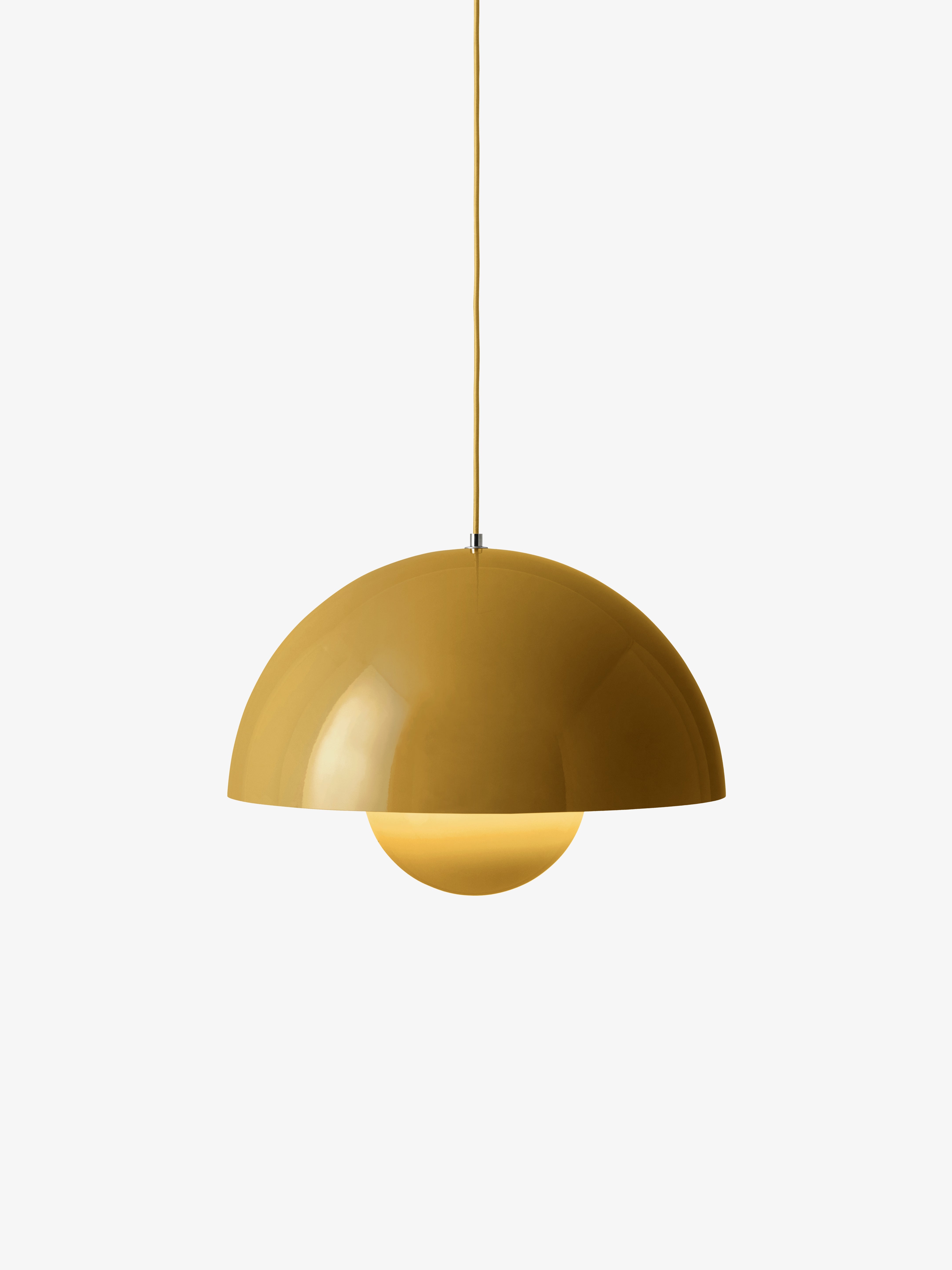 Lampa visiacá FLOWERPOT v horčicovej farbe