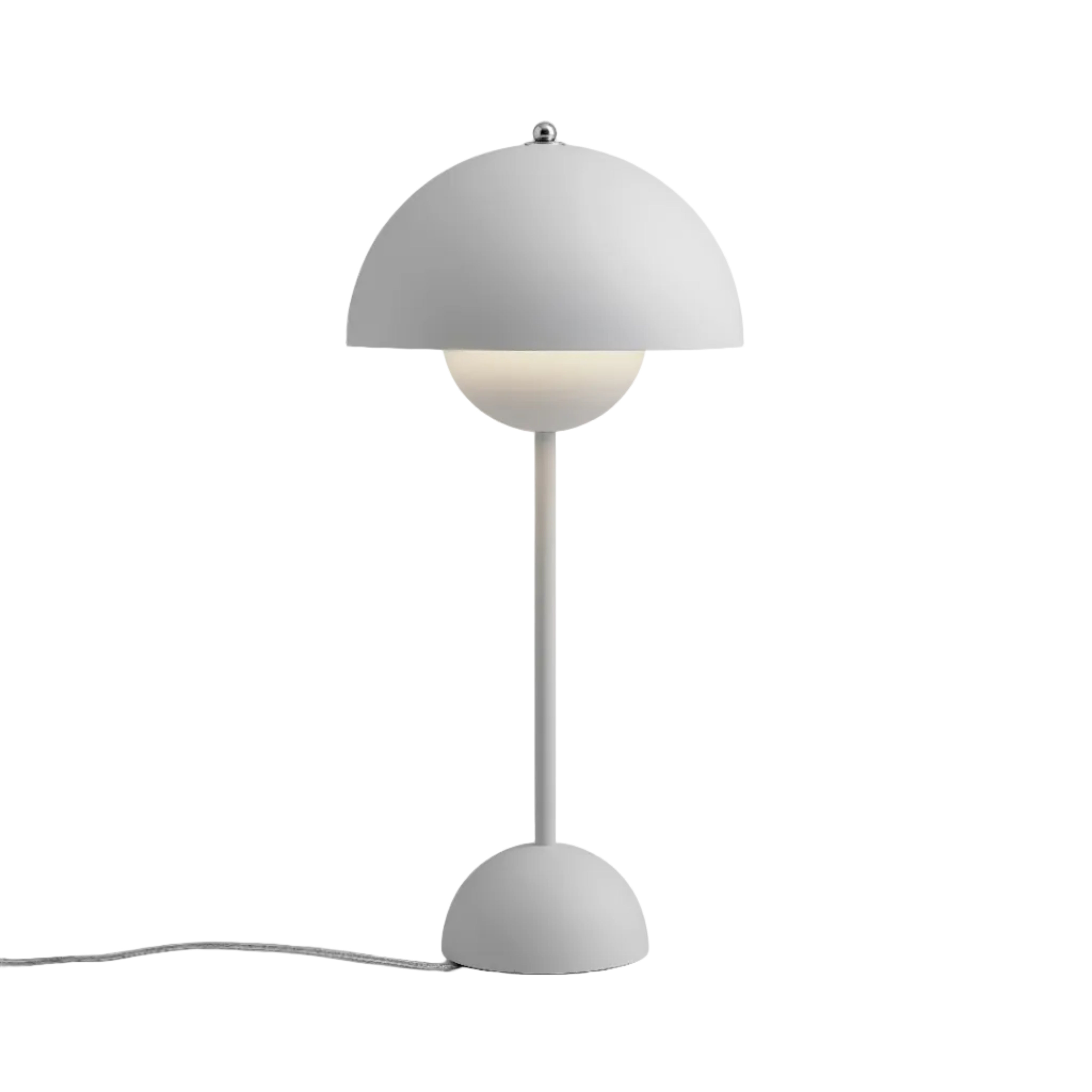 Lampa stolná FLOWERPOT VP3 matná svetlosivá