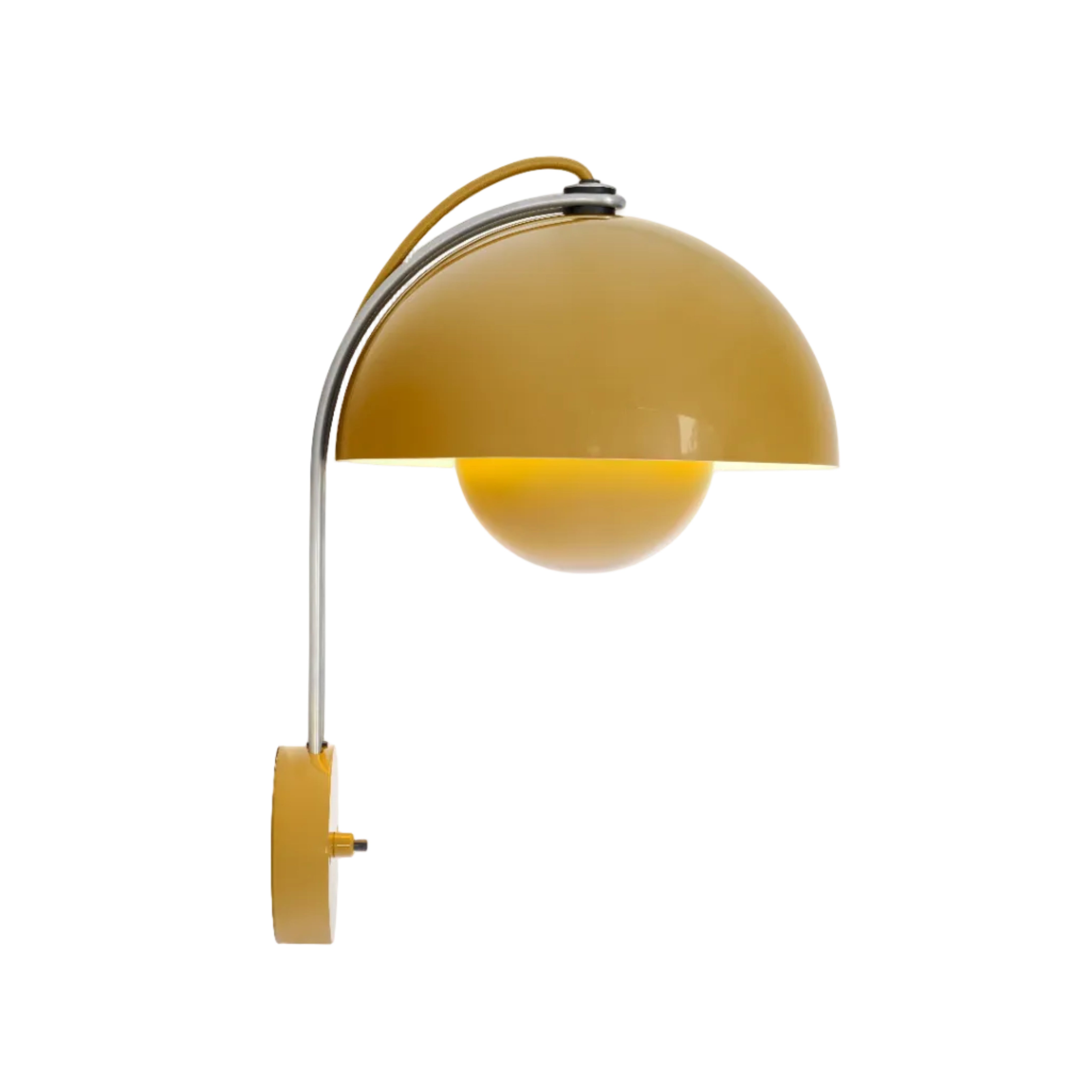 Nástenná lampa FLOWERPOT VP8 horčicová