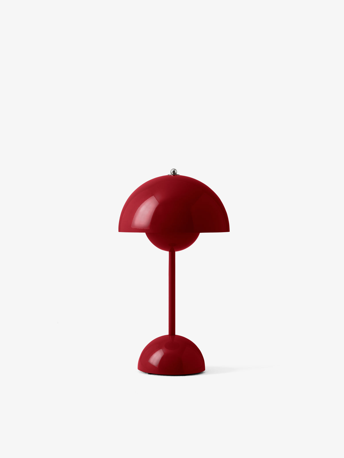 Prenosná lampa FLOWERPOT VP9 vínová