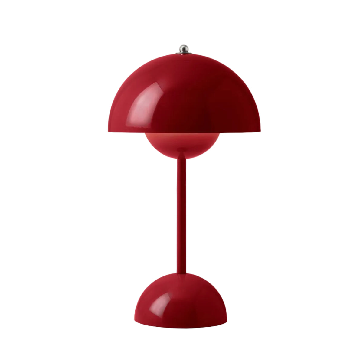Prenosná lampa FLOWERPOT VP9 vínová