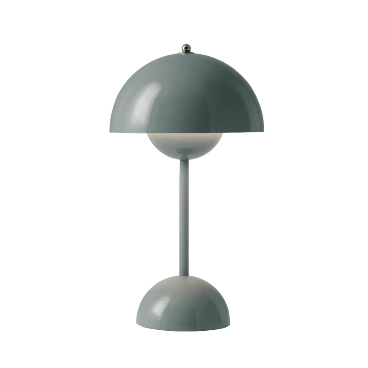 Prenosná lampa FLOWERPOT VP9 šedomodrá