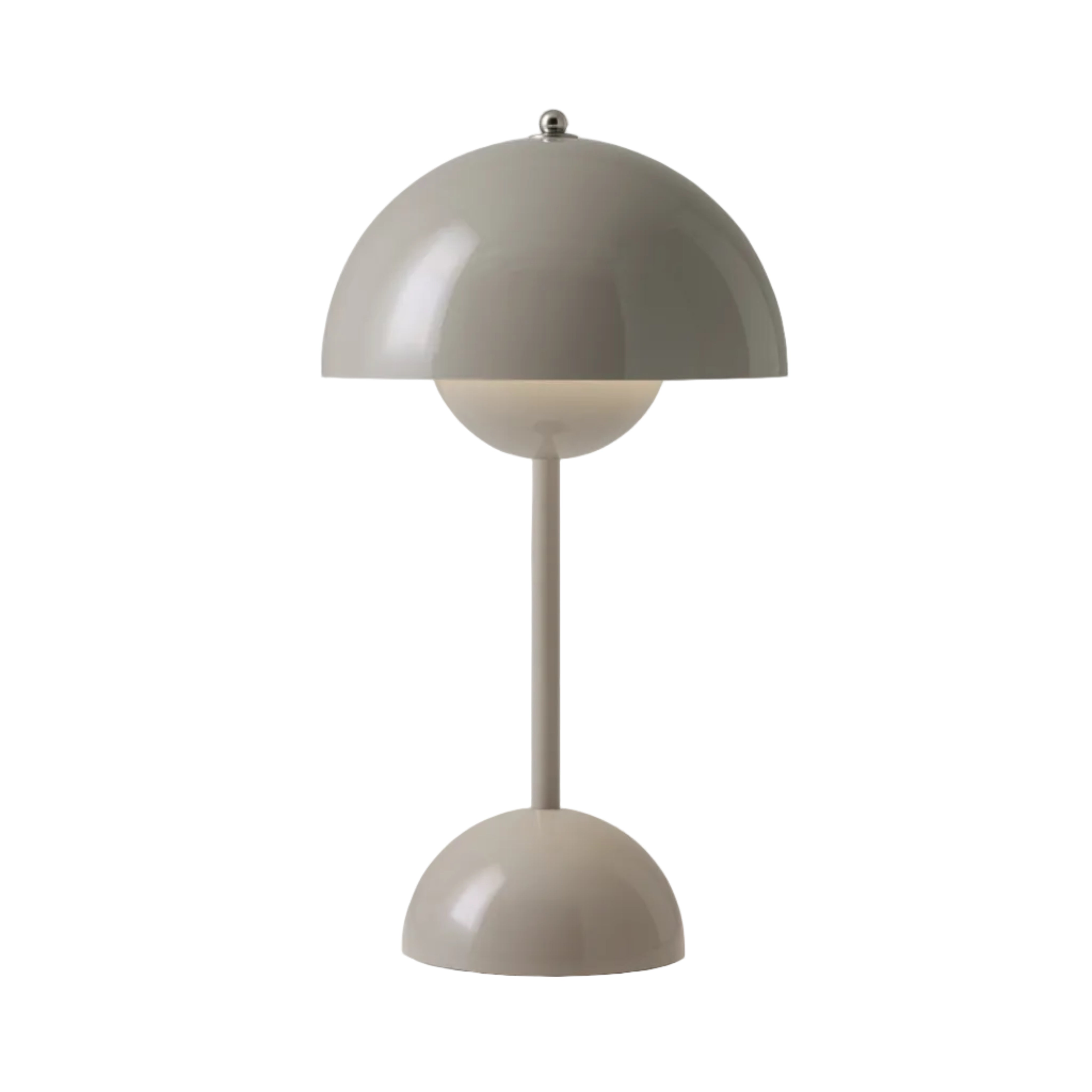 Prenosná lampa FLOWERPOT VP9 šedobéžová
