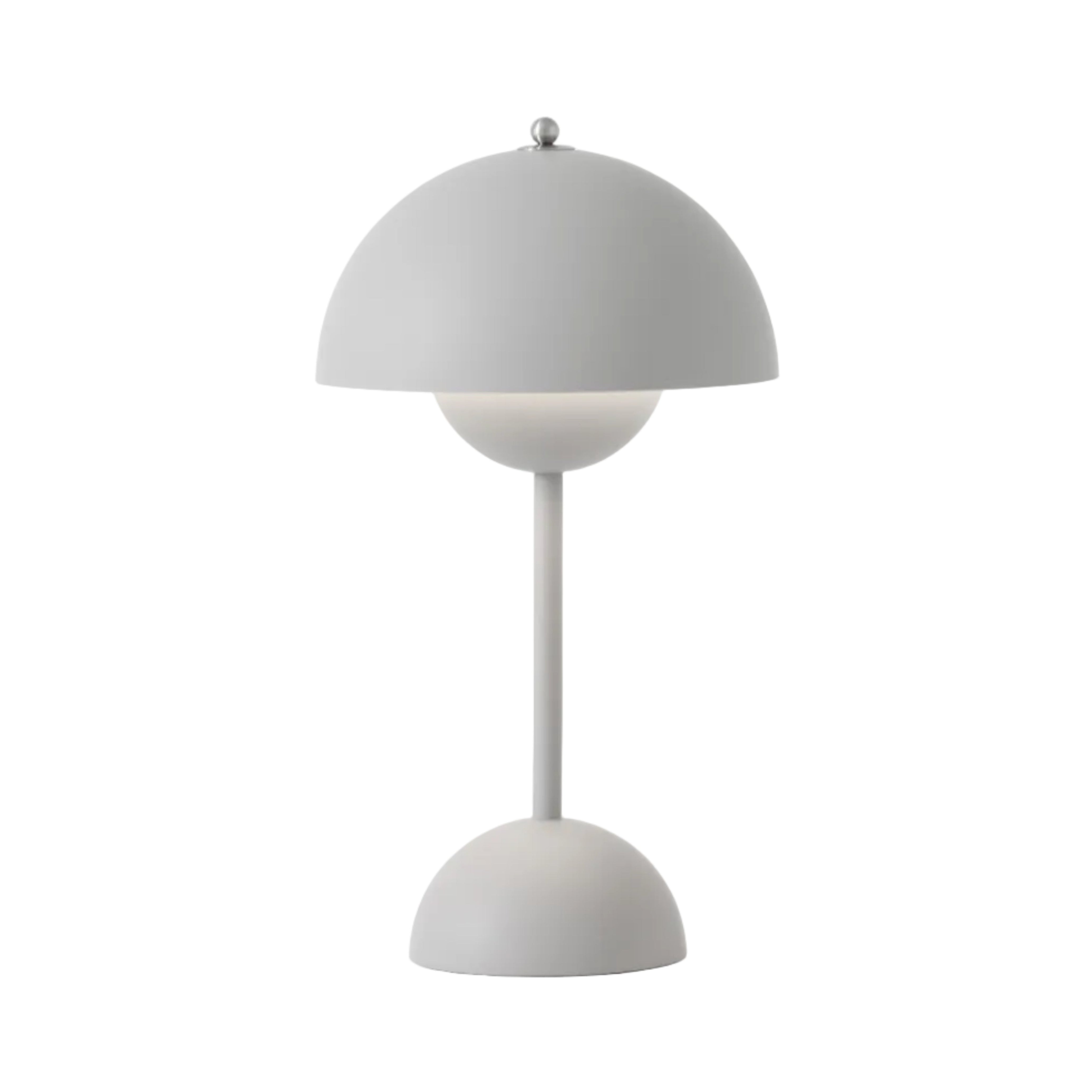 Lampa prenosná FLOWERPOT VP9 matná svetlosivá