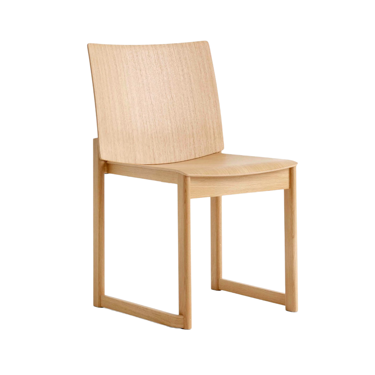 Stolička ALLWOOD AV35 lakovaný dub