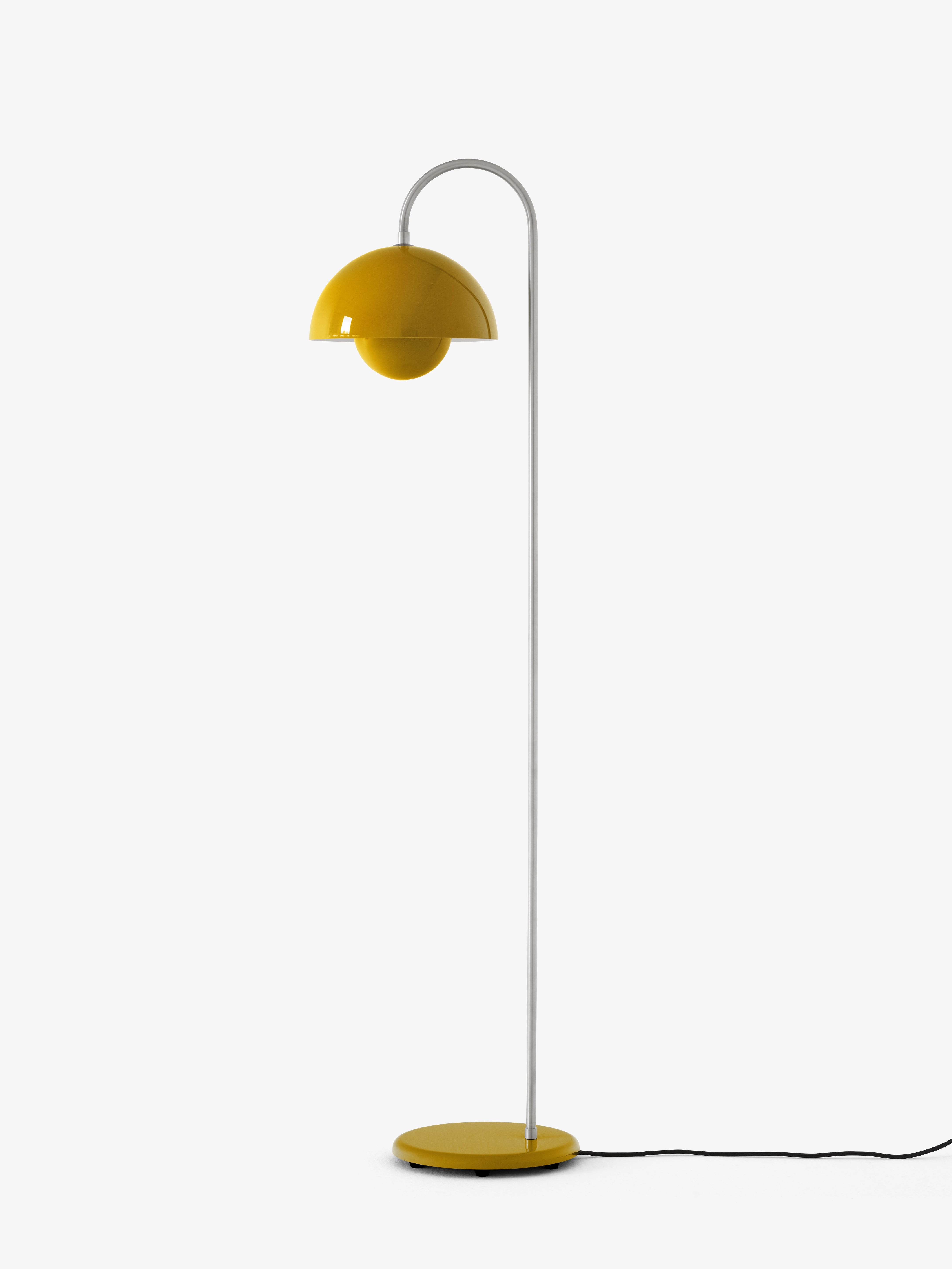 Lampa podlahová FLOWERPOT VP12 horčicová