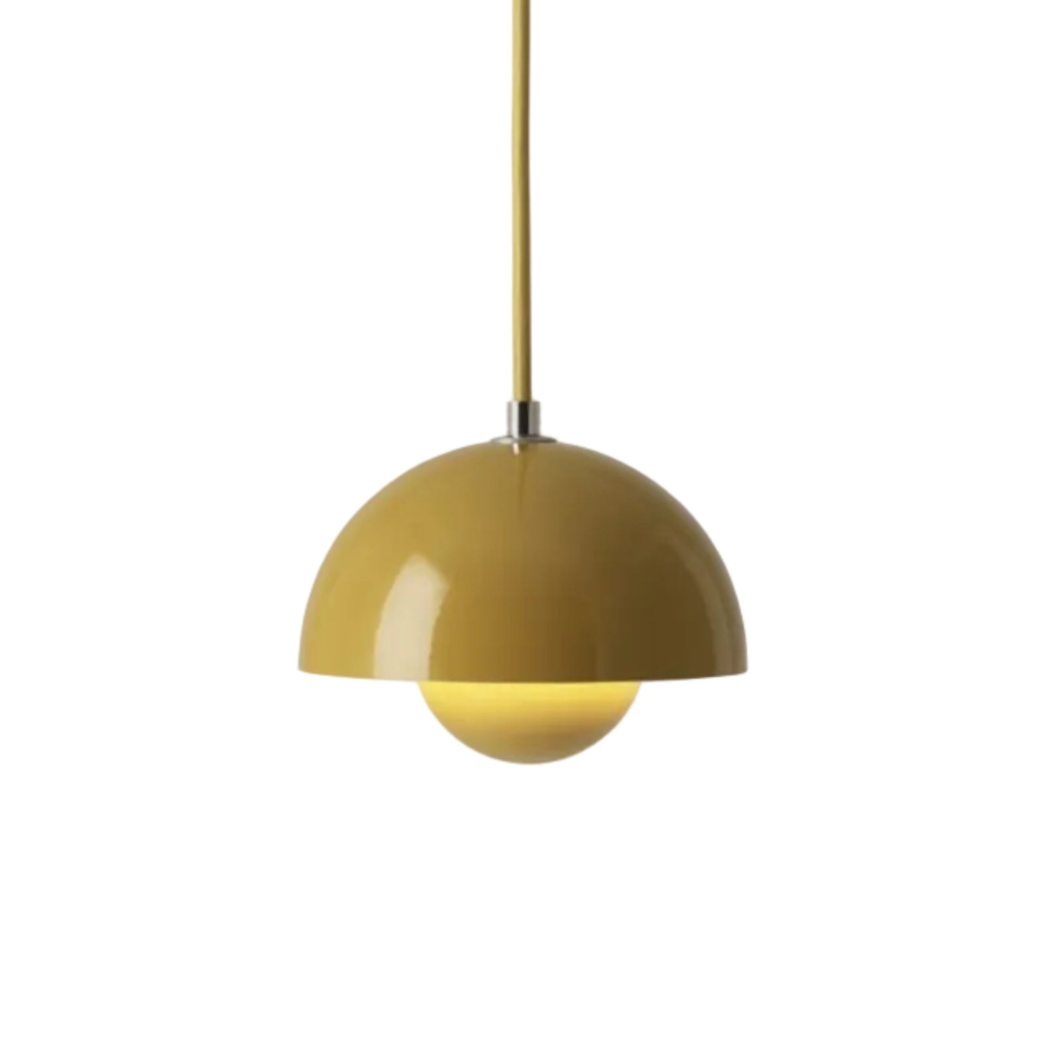 Lampa visiacá FLOWERPOT v horčicovej farbe
