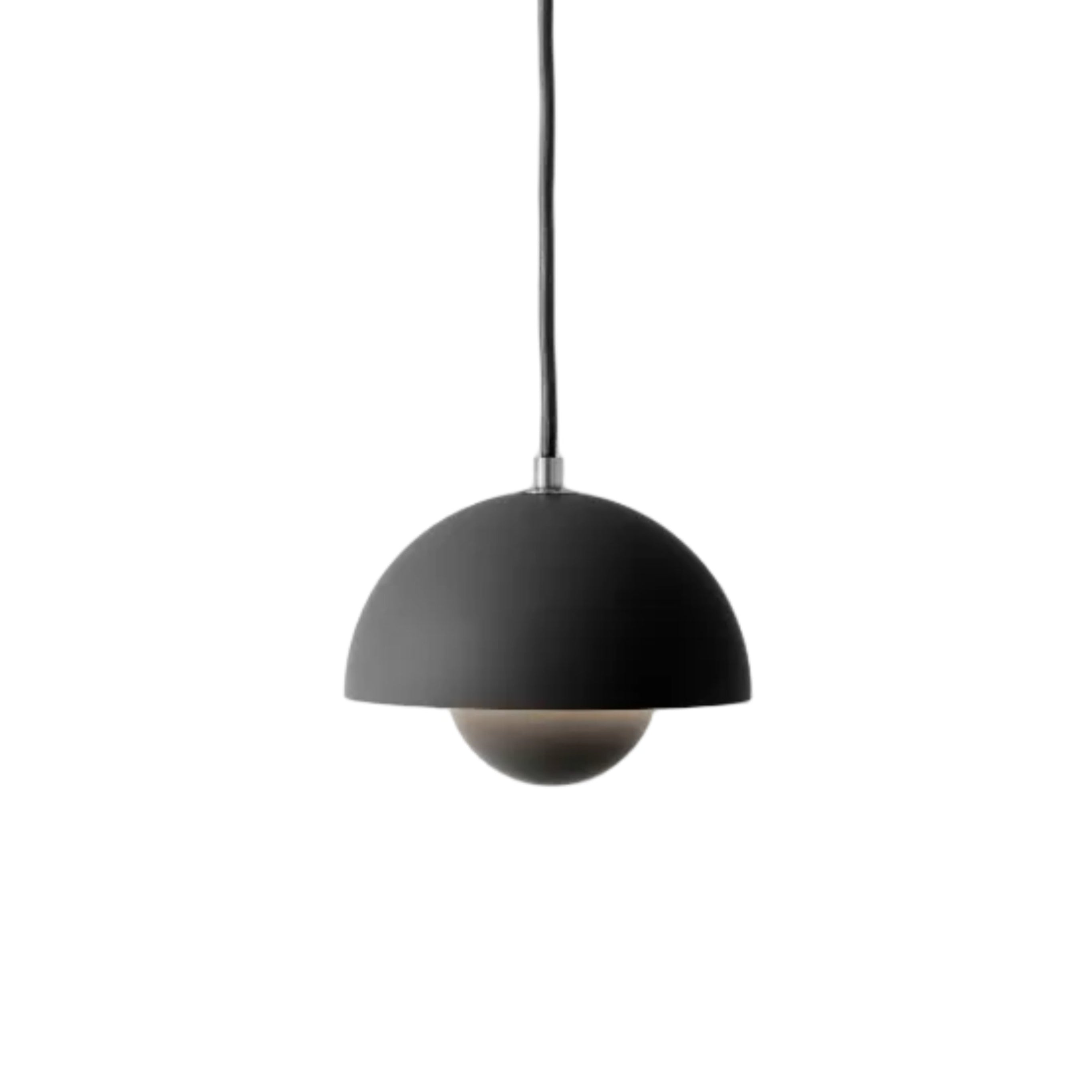 Lampa visiacá FLOWERPOT matná čierna