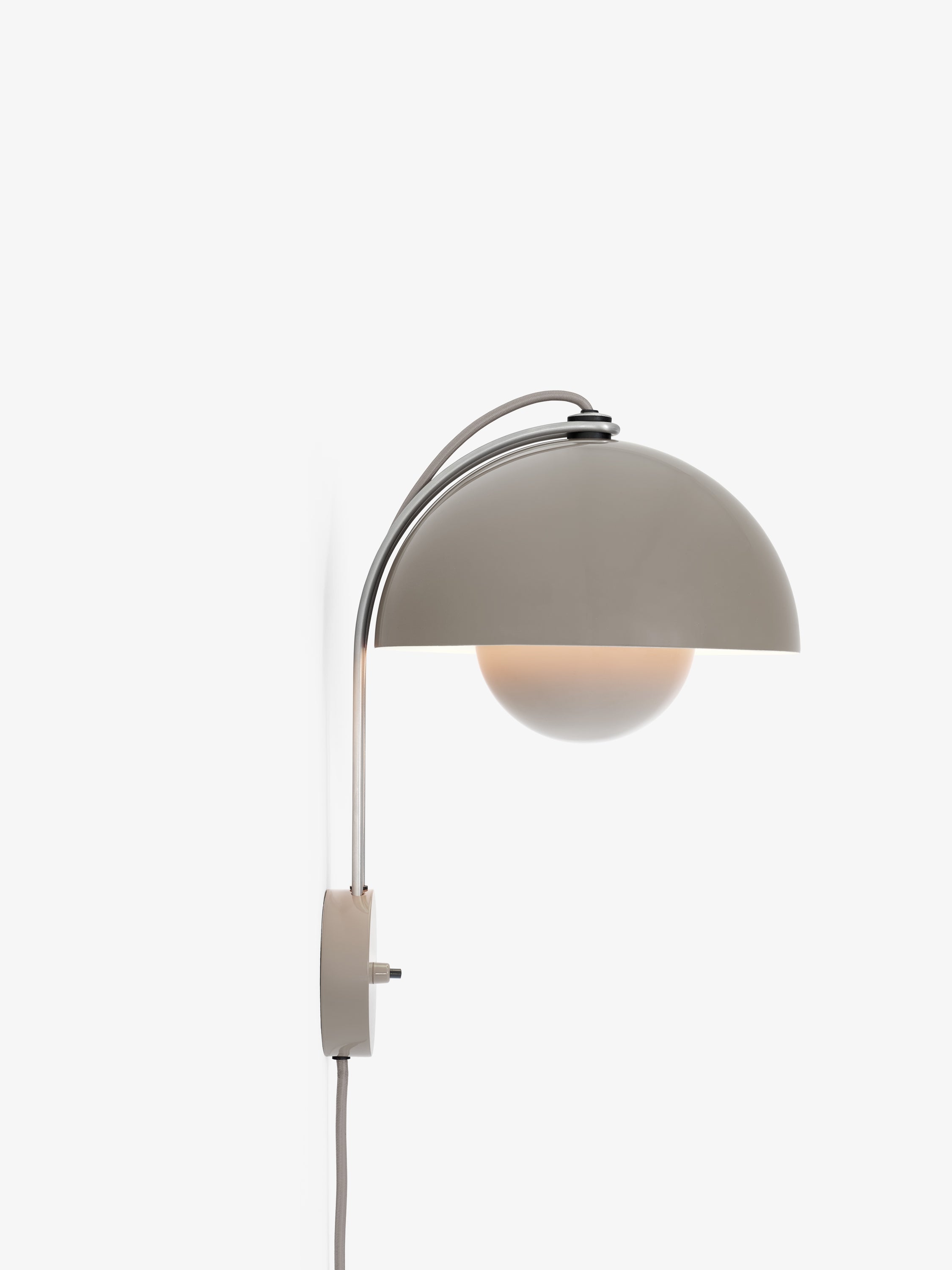 Nástenná lampa FLOWERPOT VP8 šedobéžová