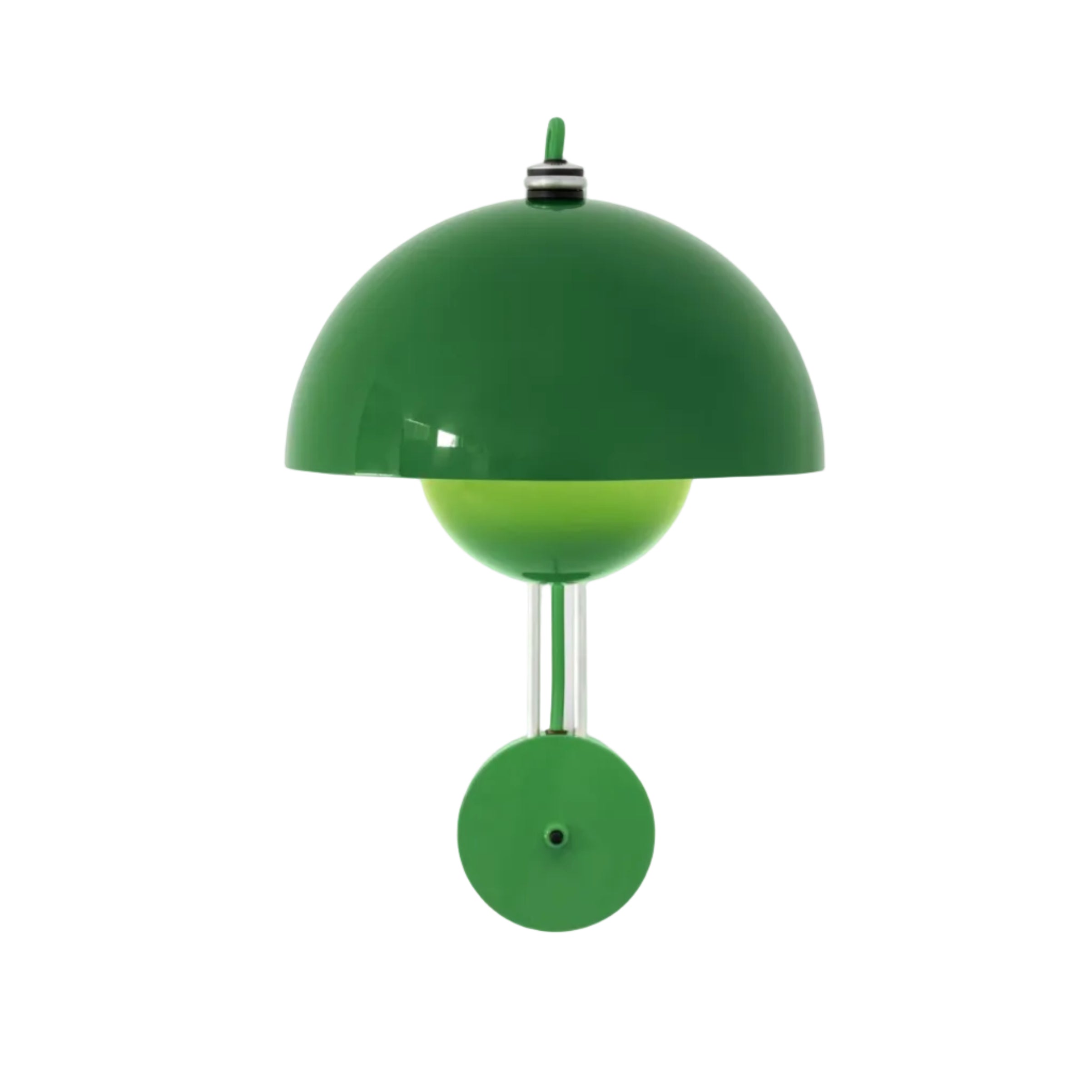 Nástenná lampa FLOWERPOT VP8 v intenzívnej zelenej farbe