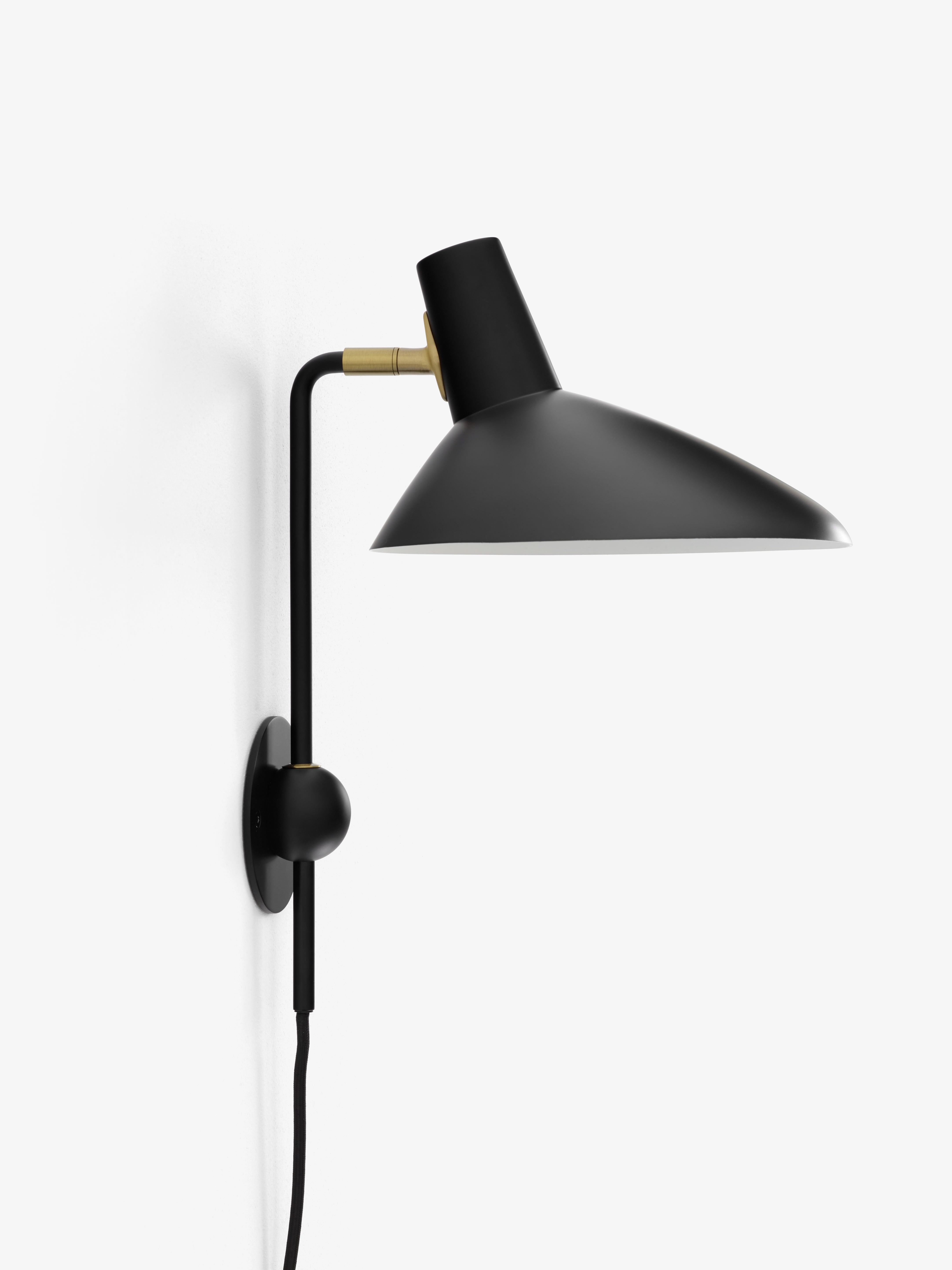 Nástenná lampa TRIPOD HM12 čierna