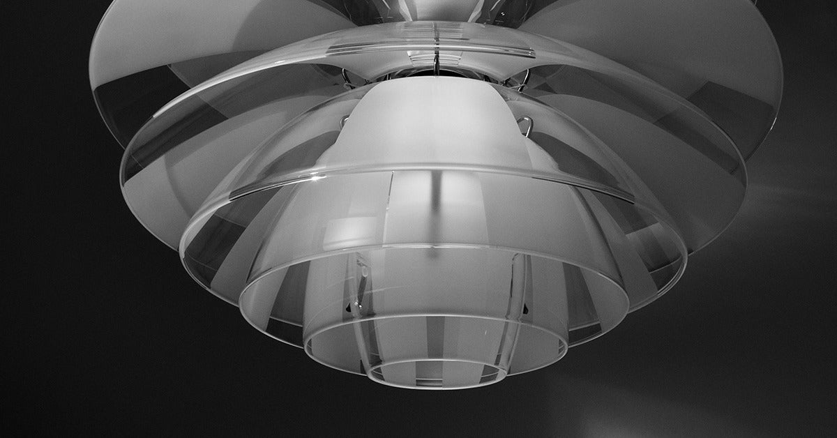 Závesná lampa PH SEPTIMA sklo