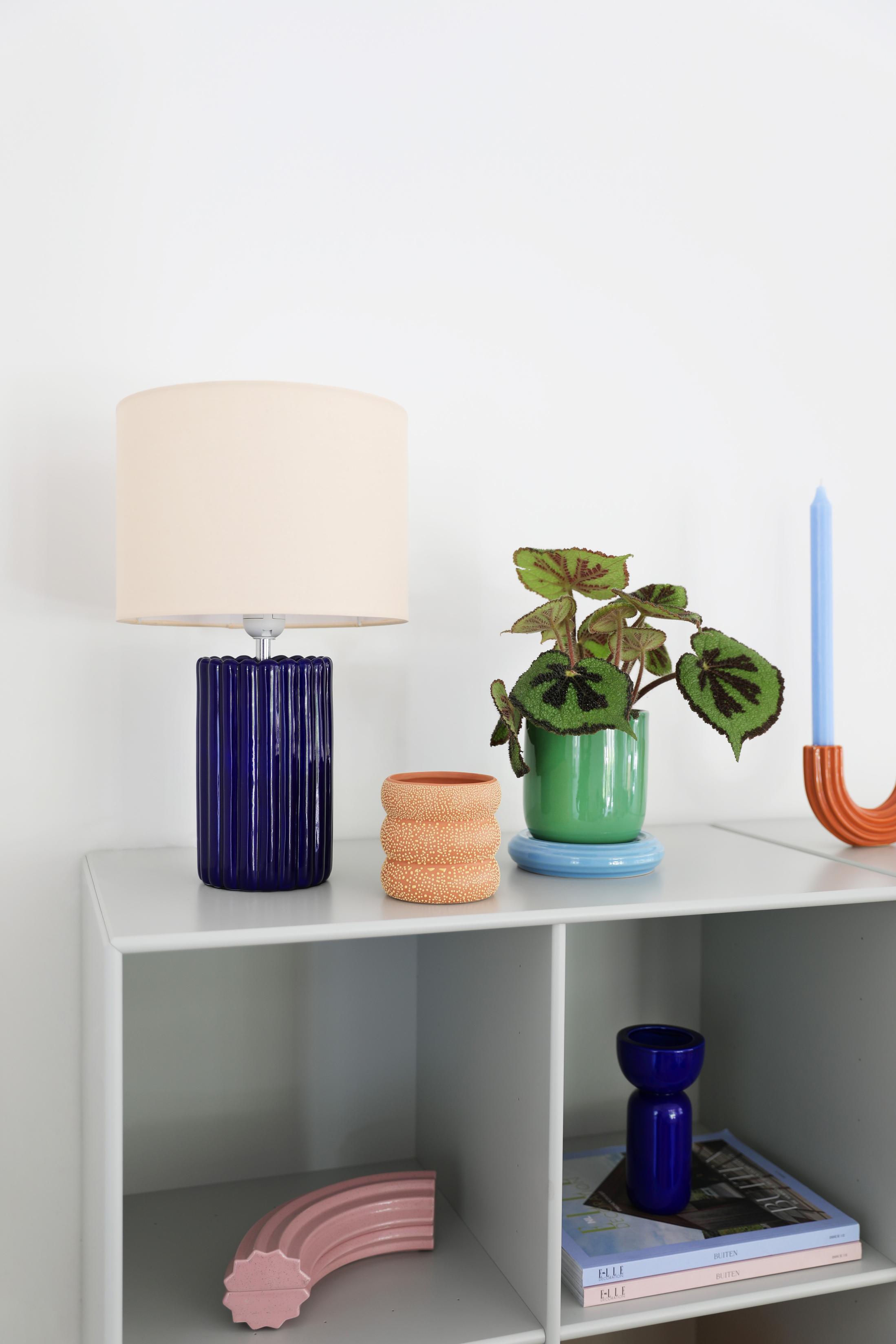 Váza FLAB oranžová so žltou