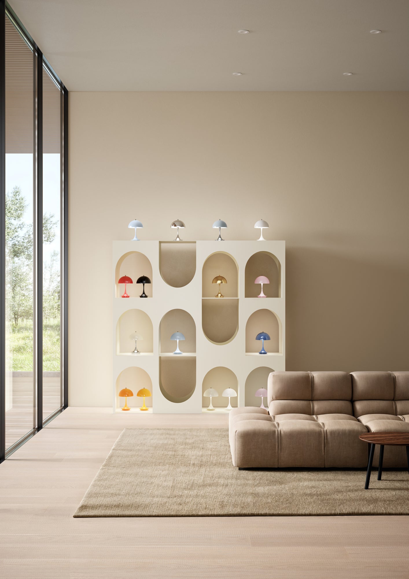 Portable lamp PANTHELLA 160 white