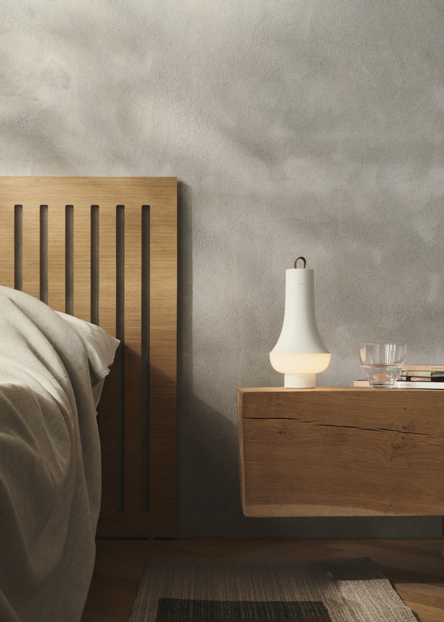 Prenosná lampa TOMOSHI biela