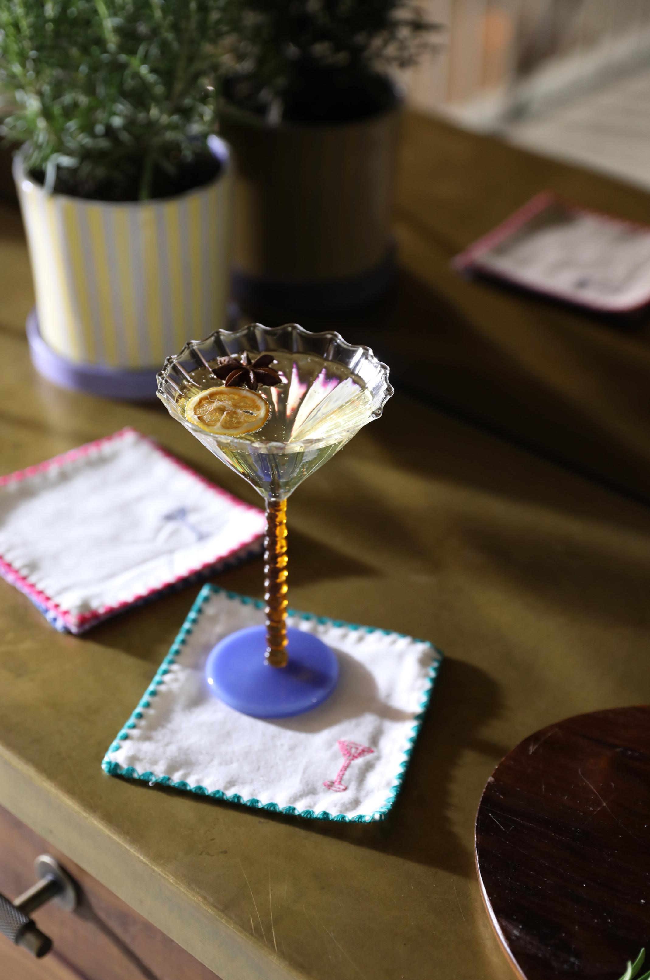 Súprava koktailových servítok ZIGZAG bavlna