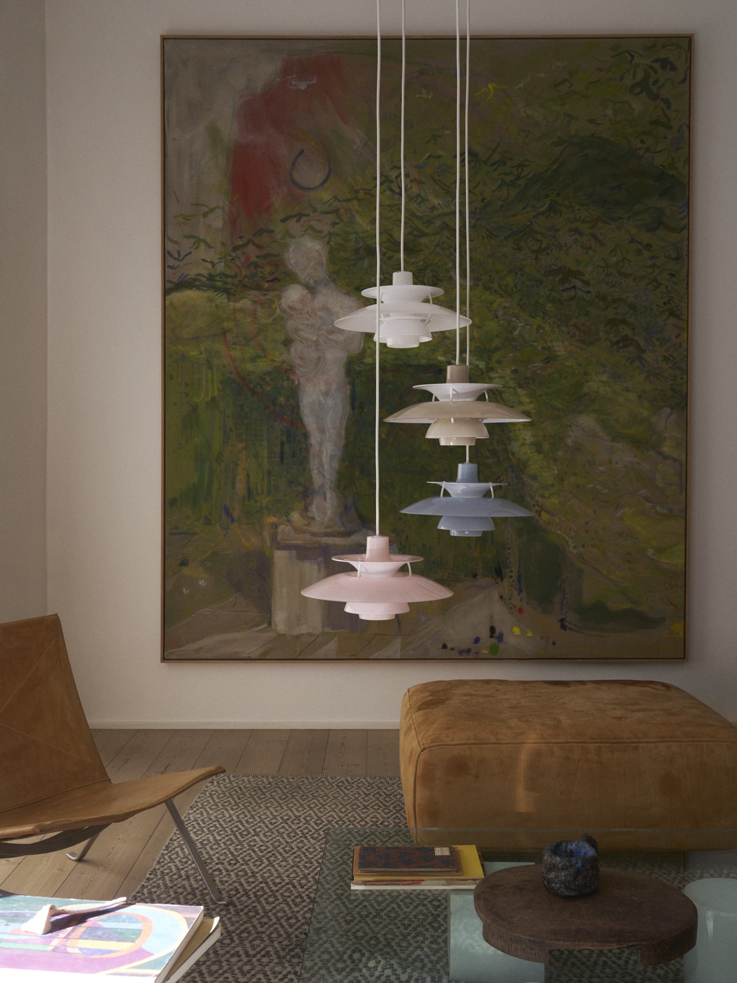 Lampa wisząca PH 5 OPAL beżowy