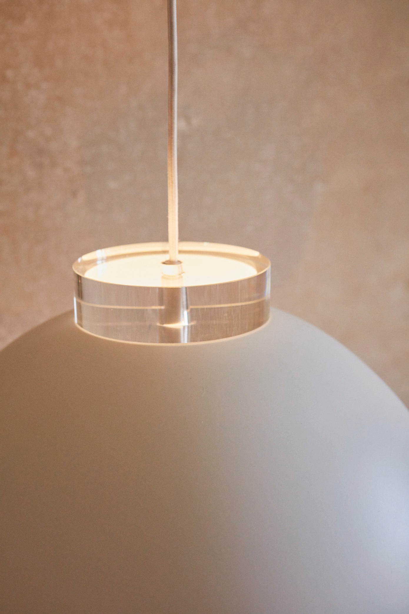 Závesná lampa LUCEO ROUND biela