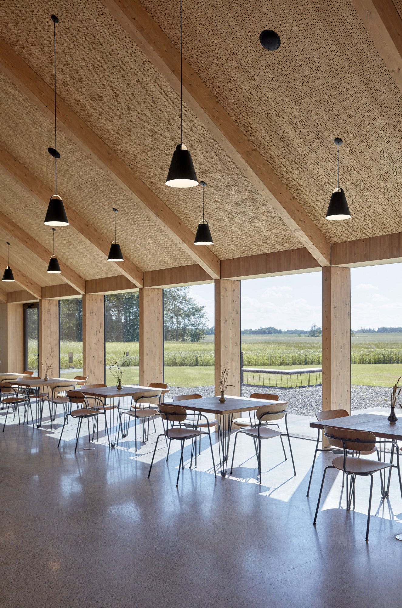 Závesná lampa ABOVE čierna