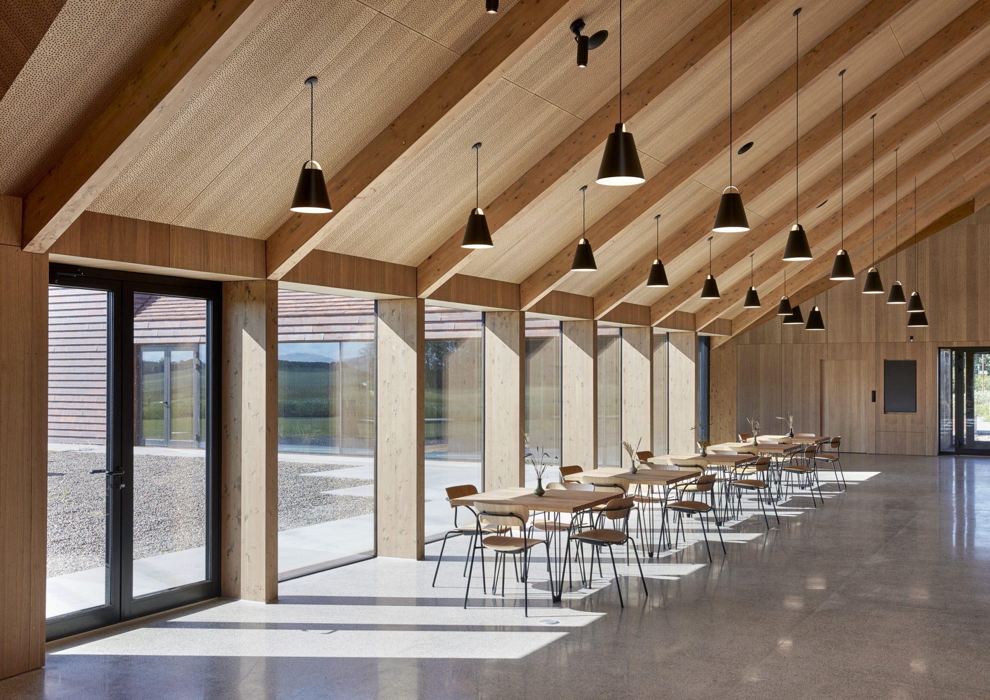 Závesná lampa ABOVE čierna