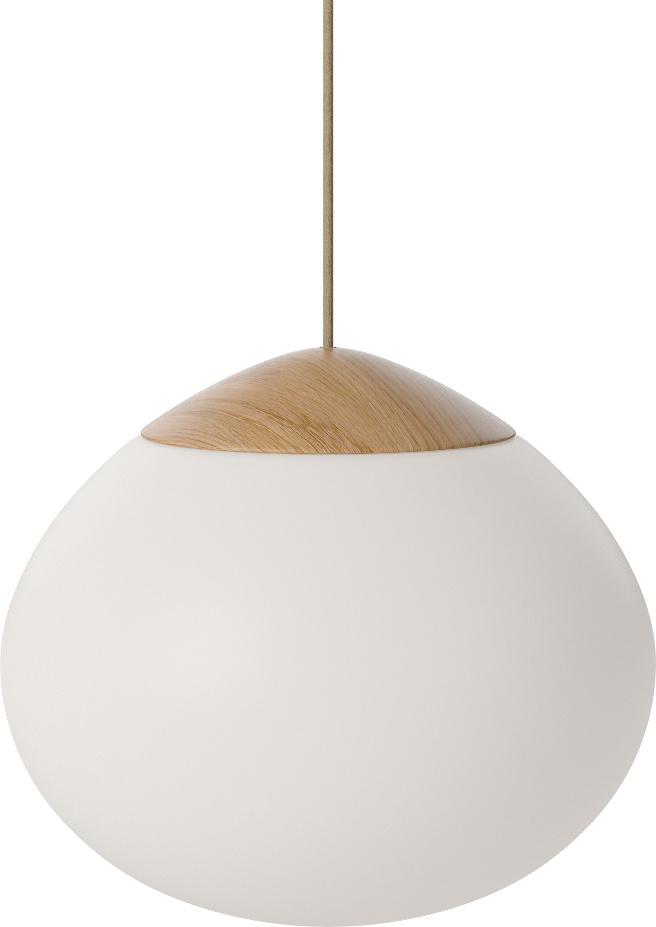 Závesná lampa ACORN biela