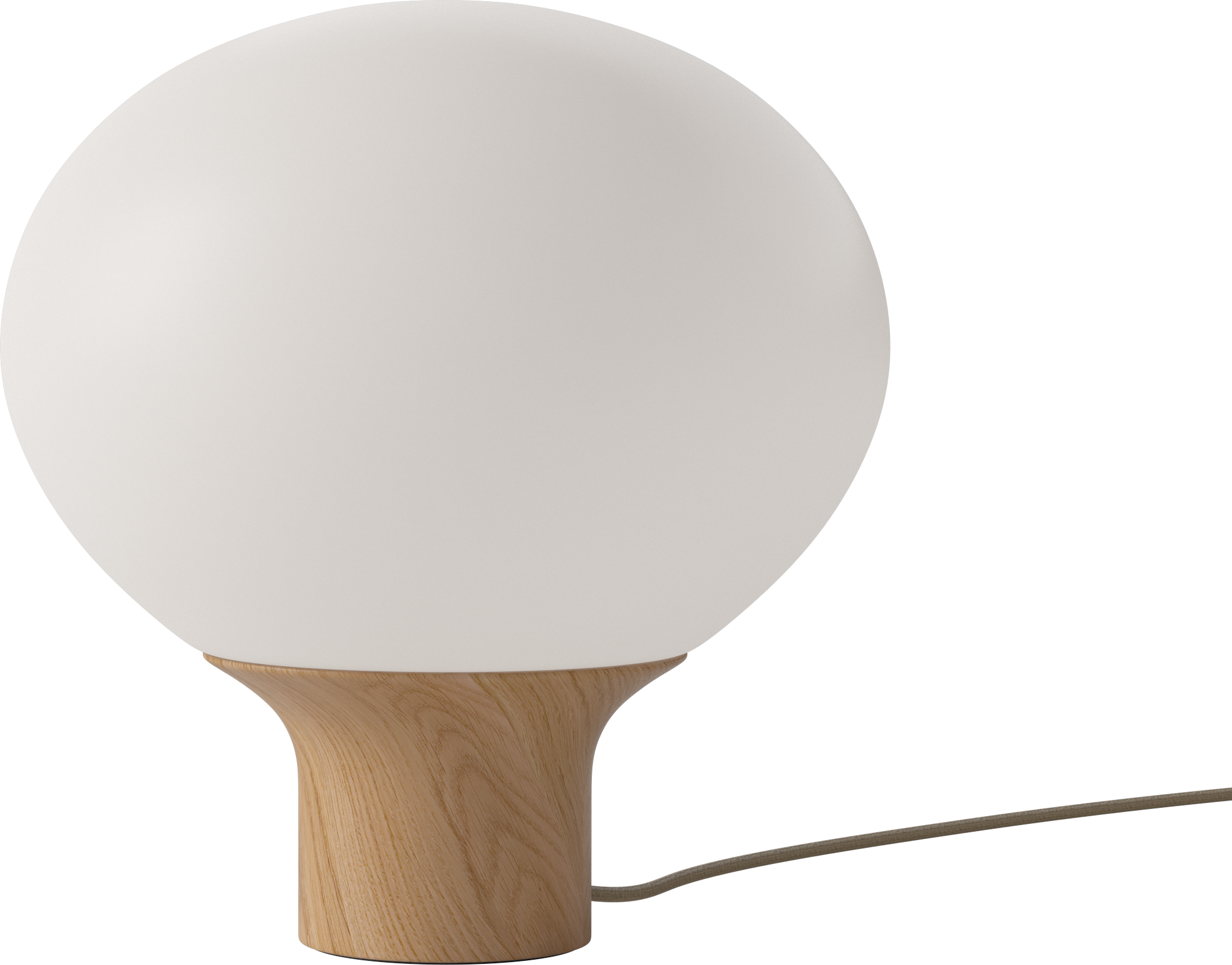 Stolná lampa ACORN s podstavcom z dubového dreva
