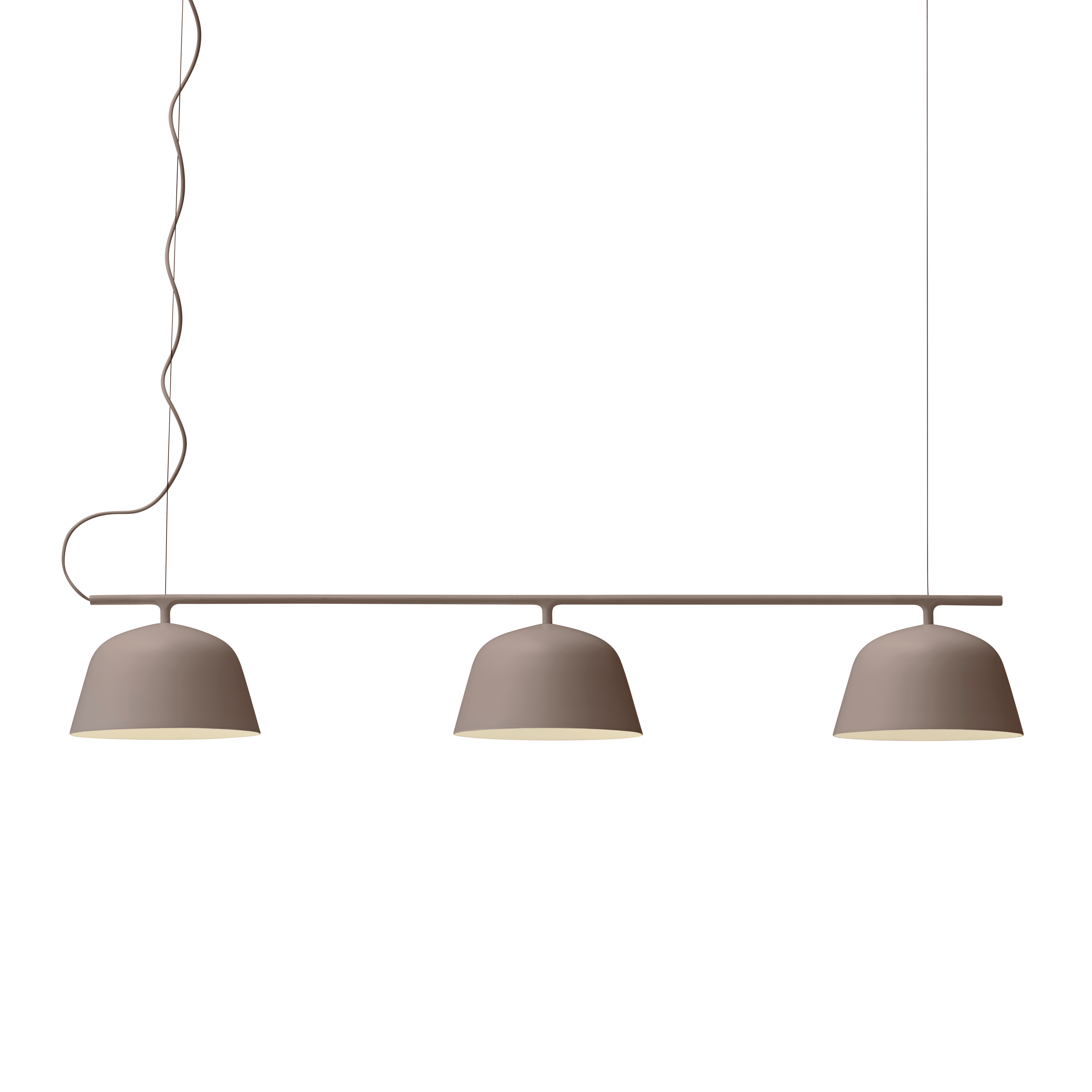 Hanging lamp AMBIT RAIL taupe