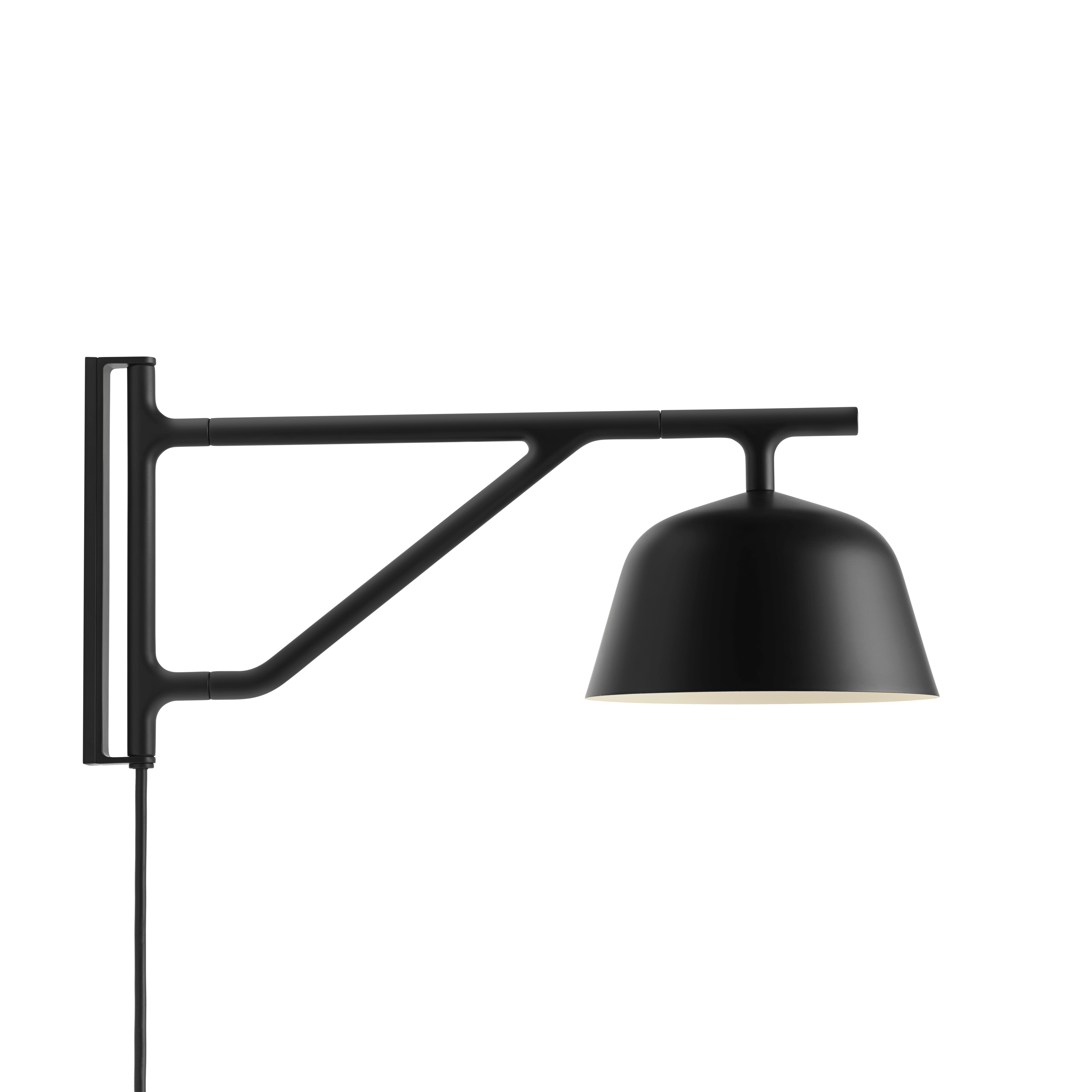 Lampa ścienna AMBIT czarny