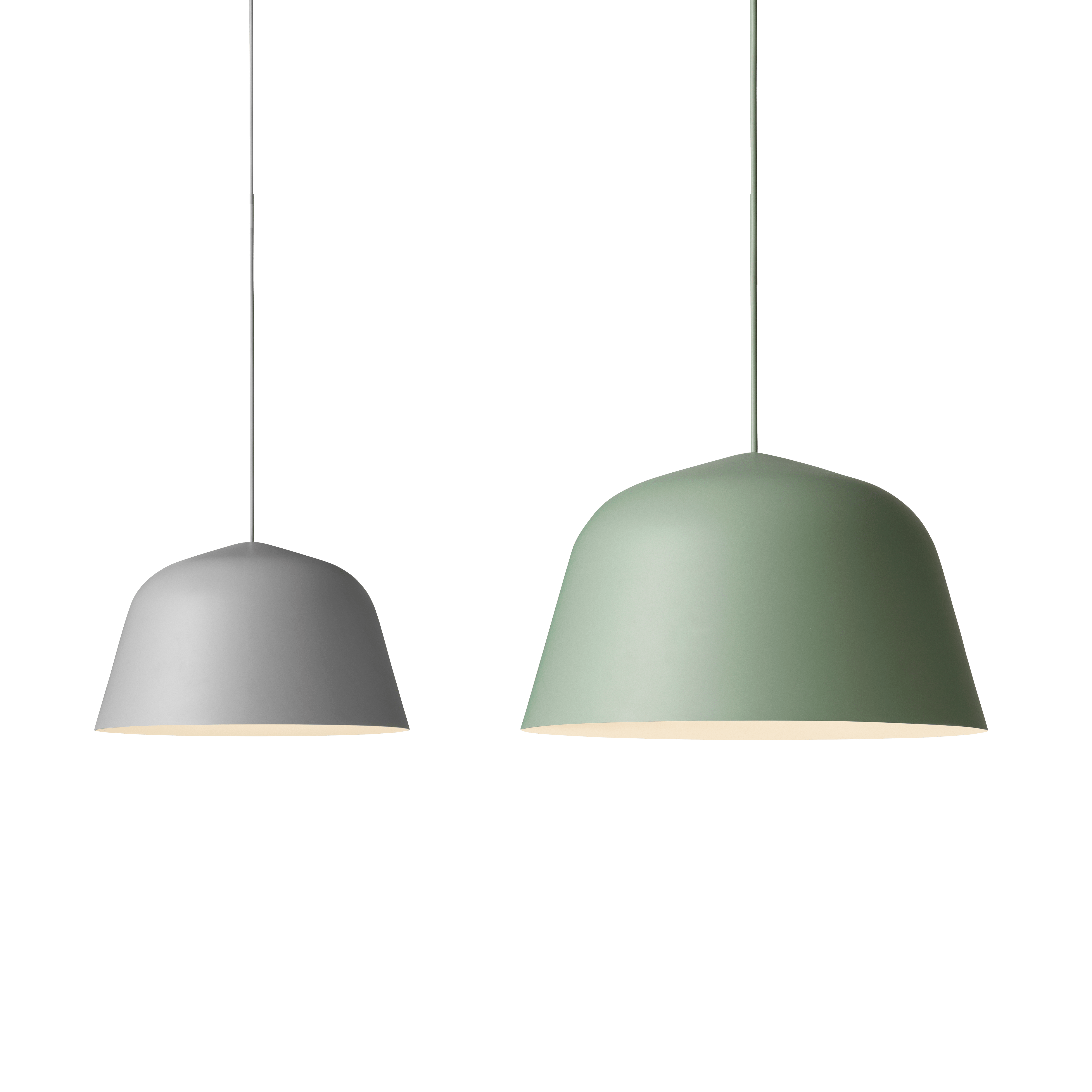 Závesná lampa AMBIT špinavá zelená