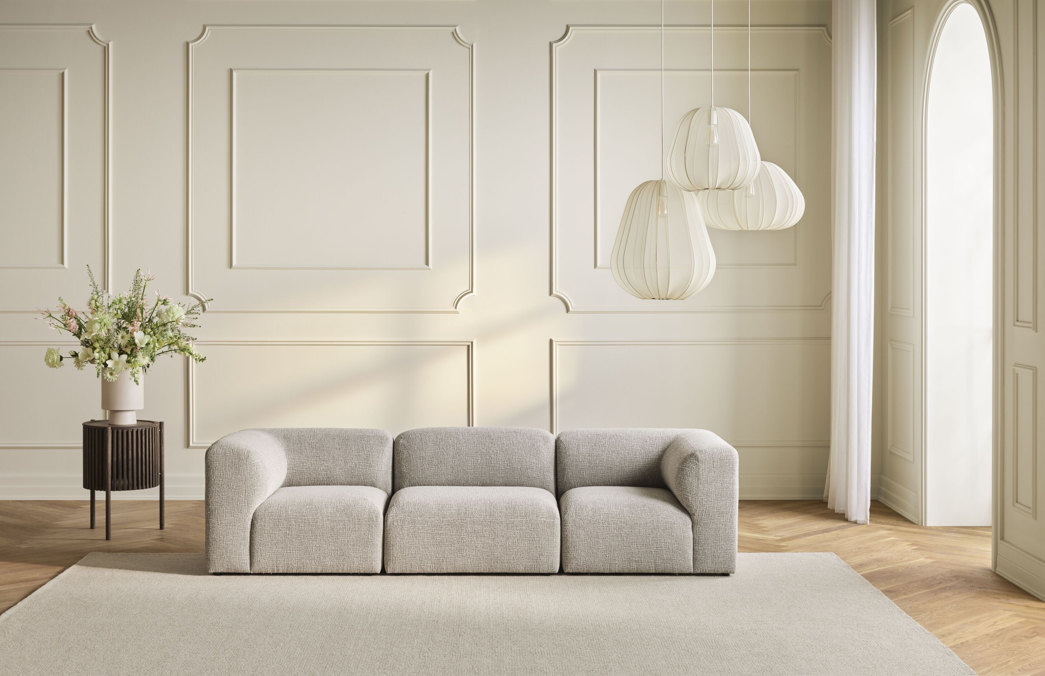 Sofa modulárna ANGLE - pravý modul čalúnený
