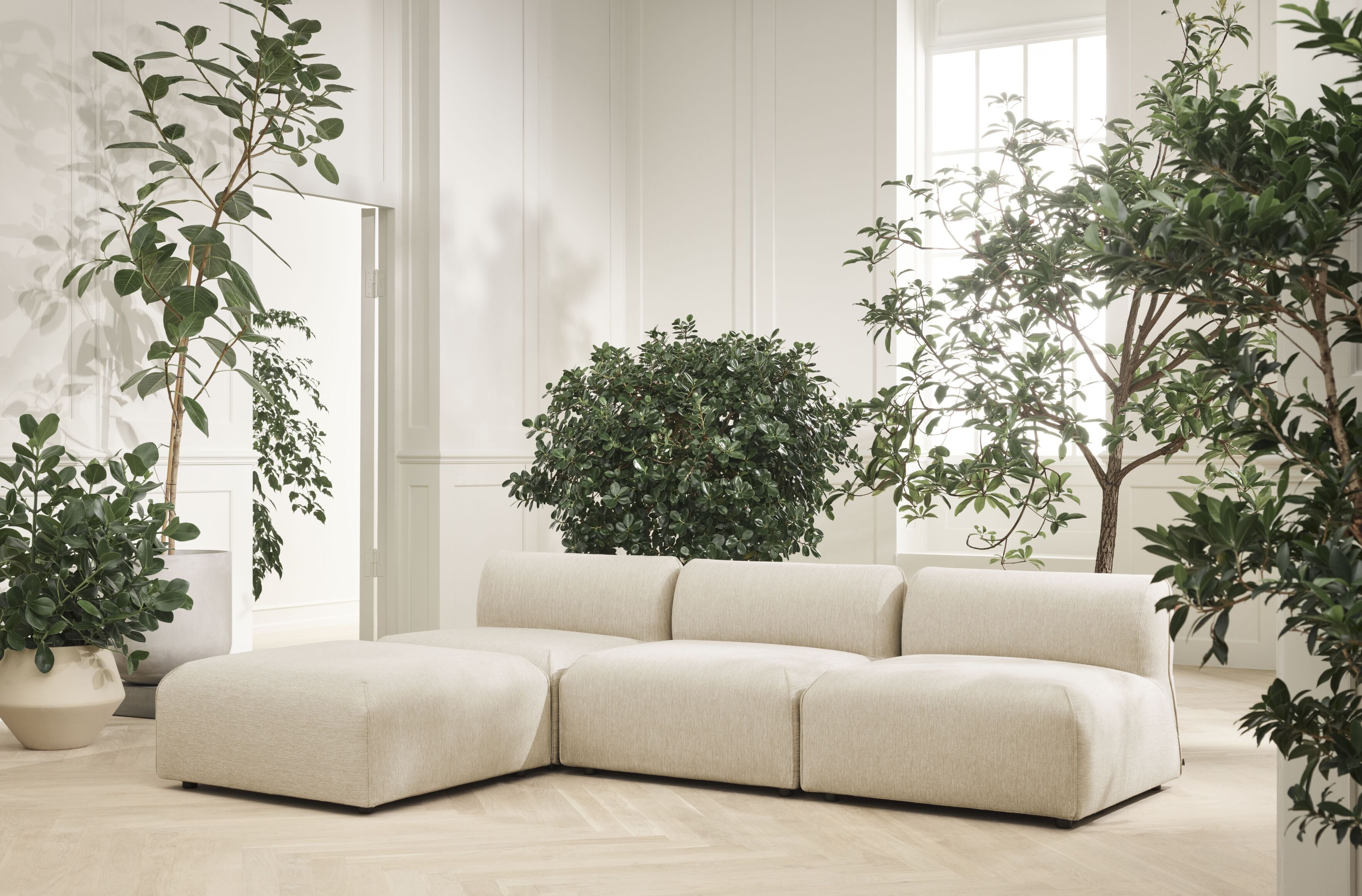 3-Module Upholstered Outdoor Sofa ARKE