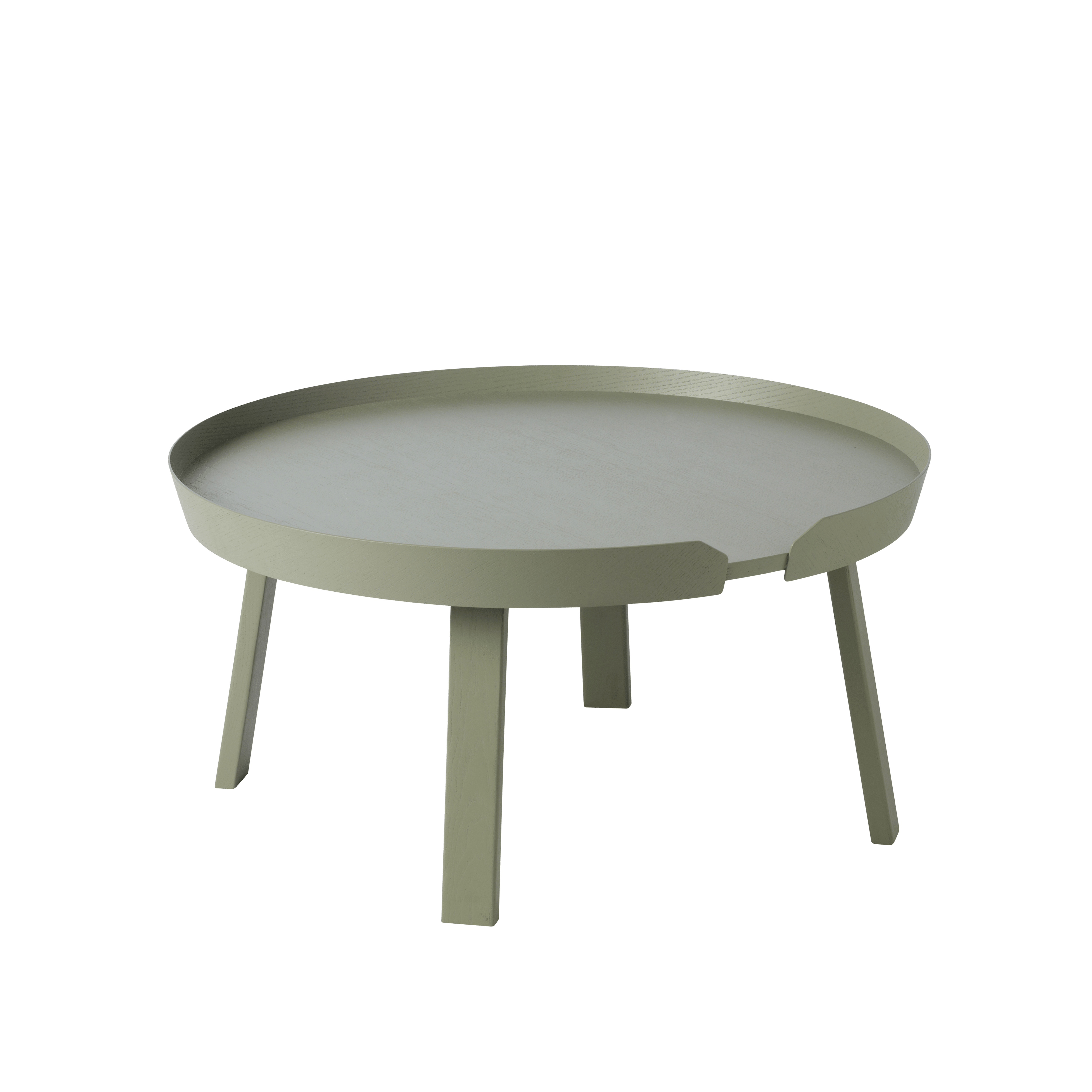 AROUND coffee table dirty green