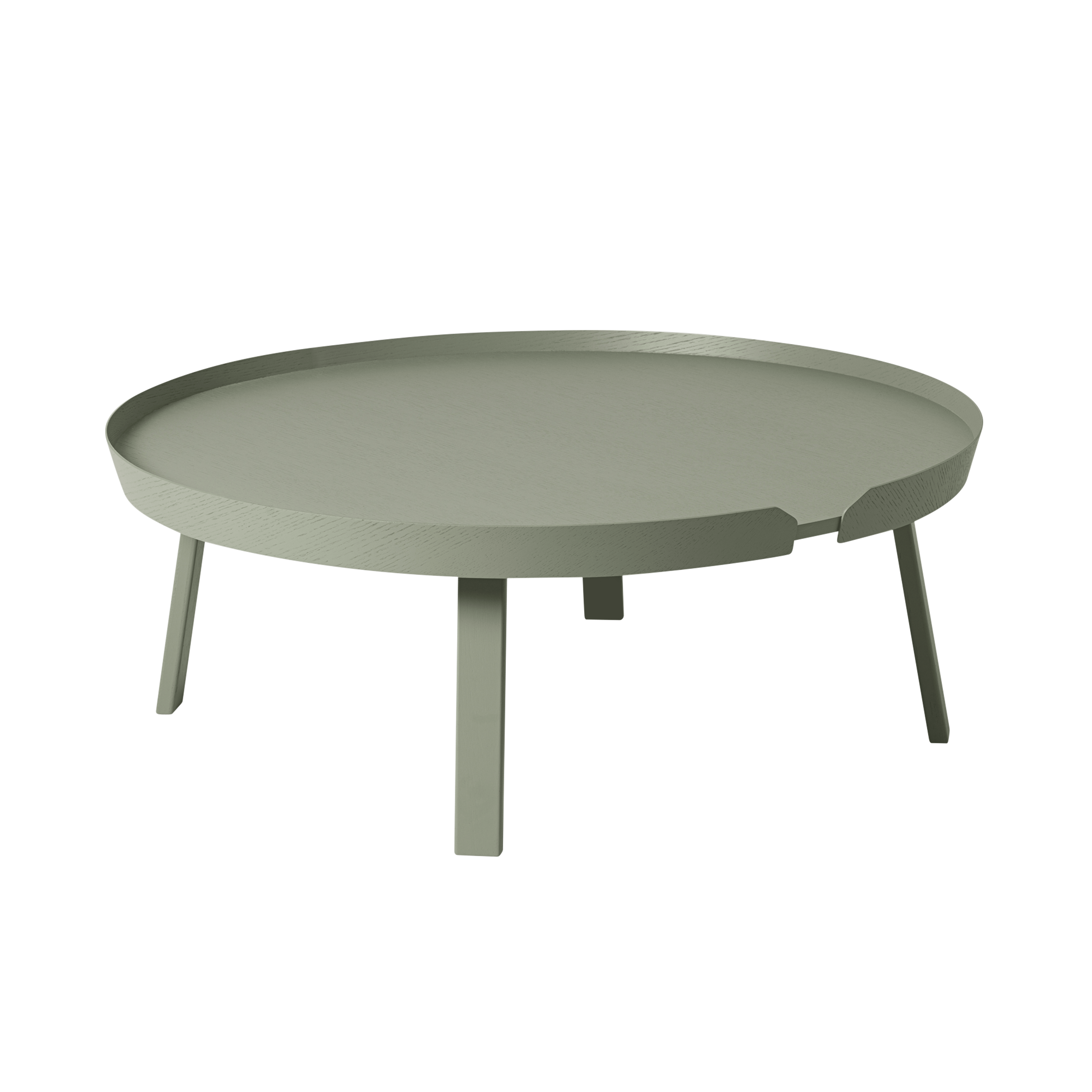 AROUND coffee table dirty green