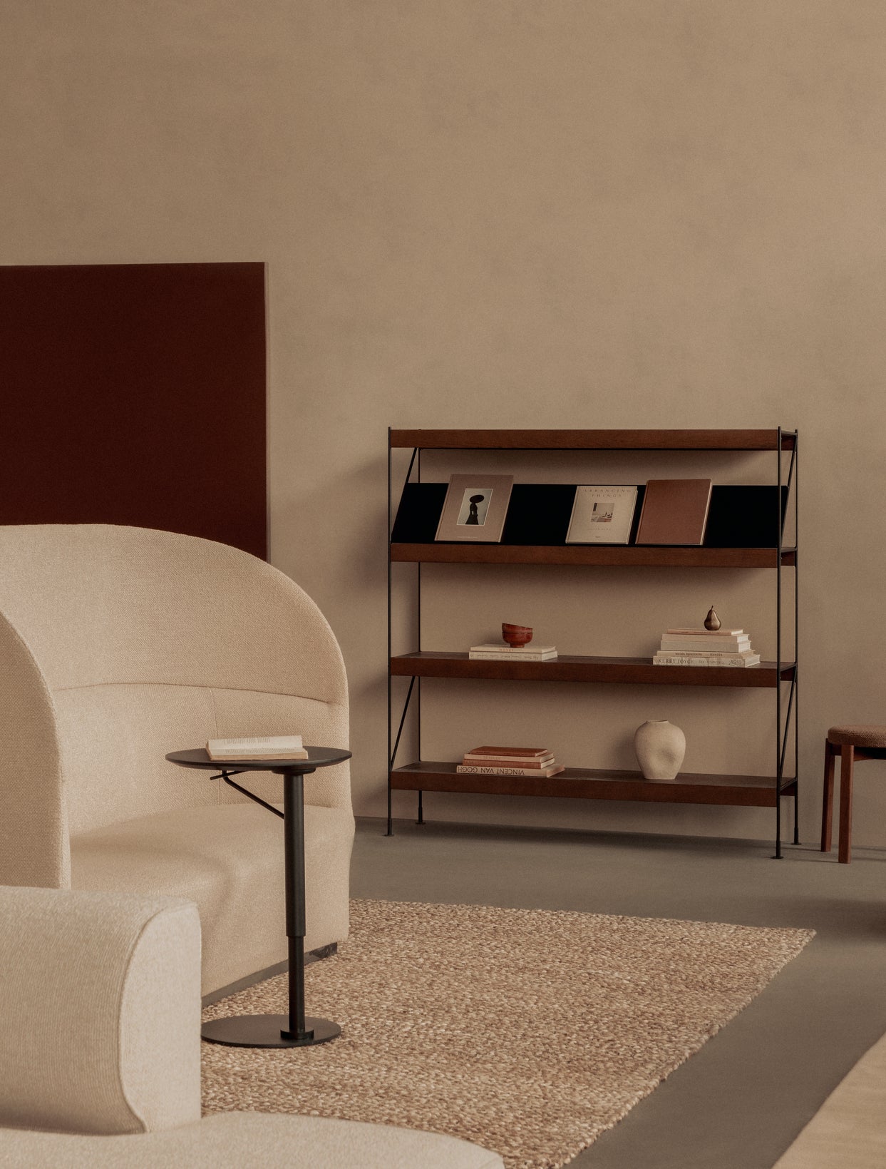 Adjustable Side Table BRANCH Black