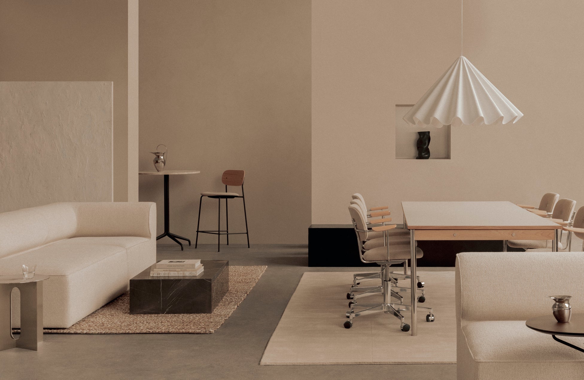 DANCING white pendant lamp