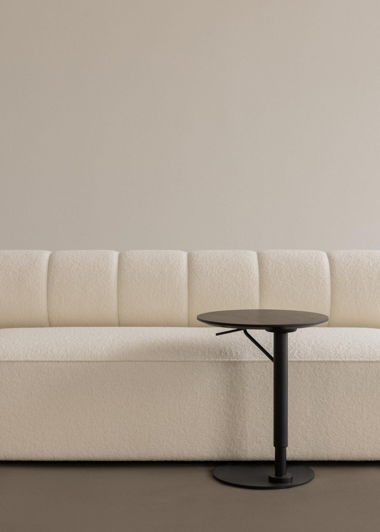 Adjustable Side Table BRANCH Black