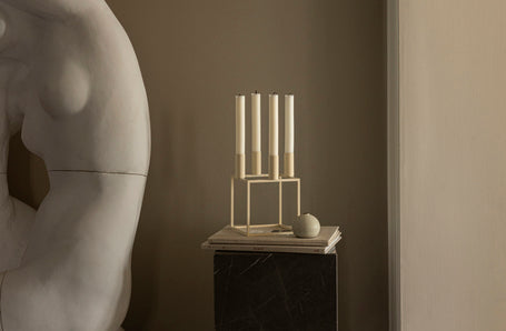 KUBUS Brown Candle Holder