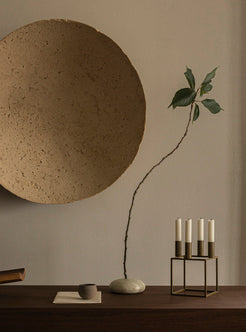 KUBUS Brown Candle Holder