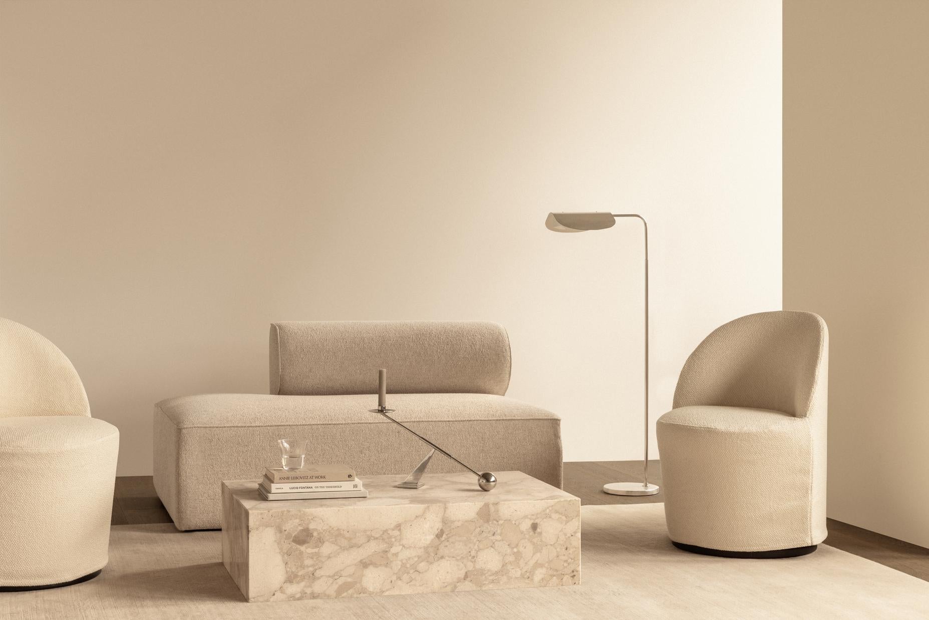 INTERCONNECT Candle Holder in Bronzed Brass