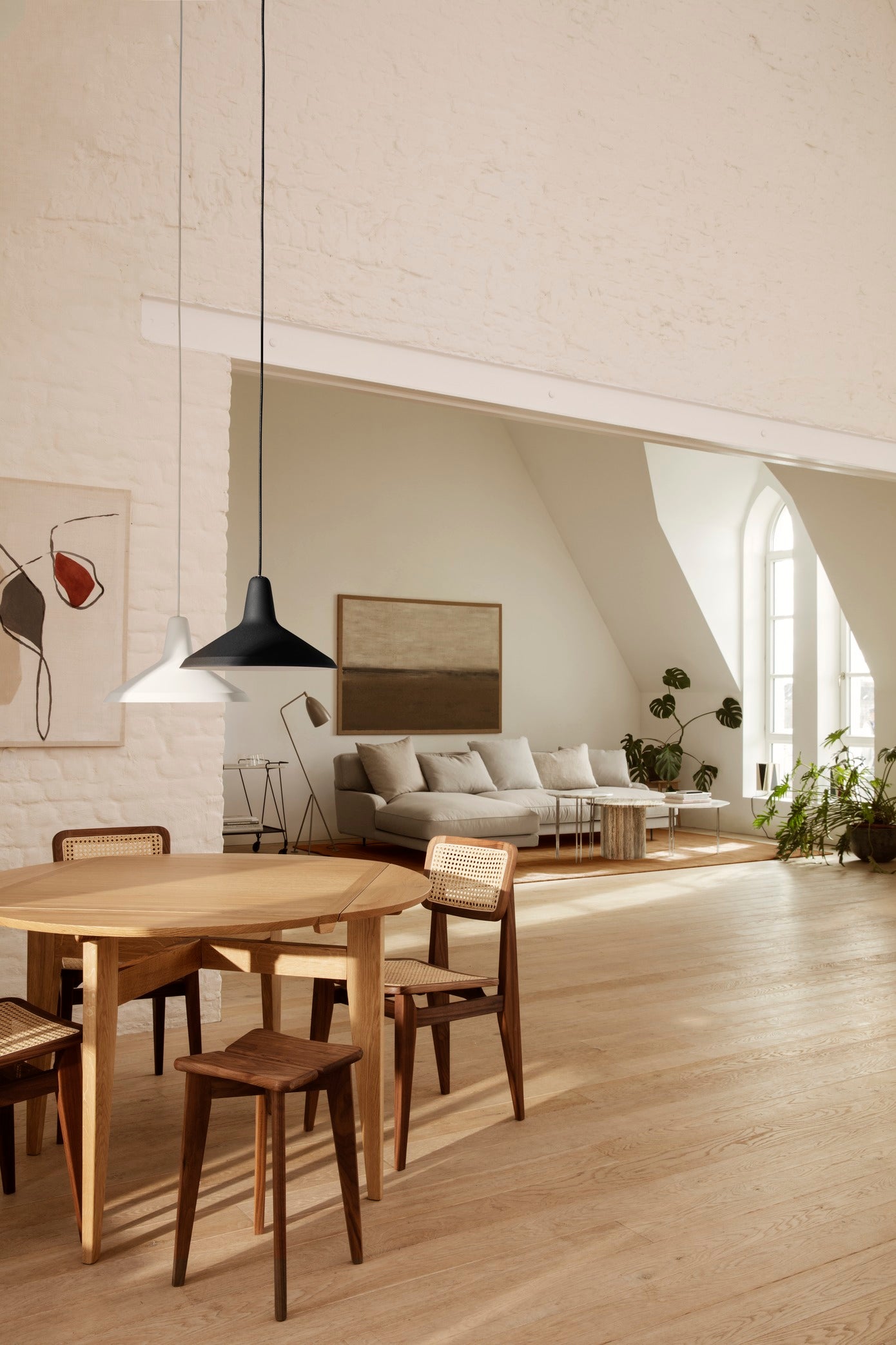 C-CHAIR black oak wood chair