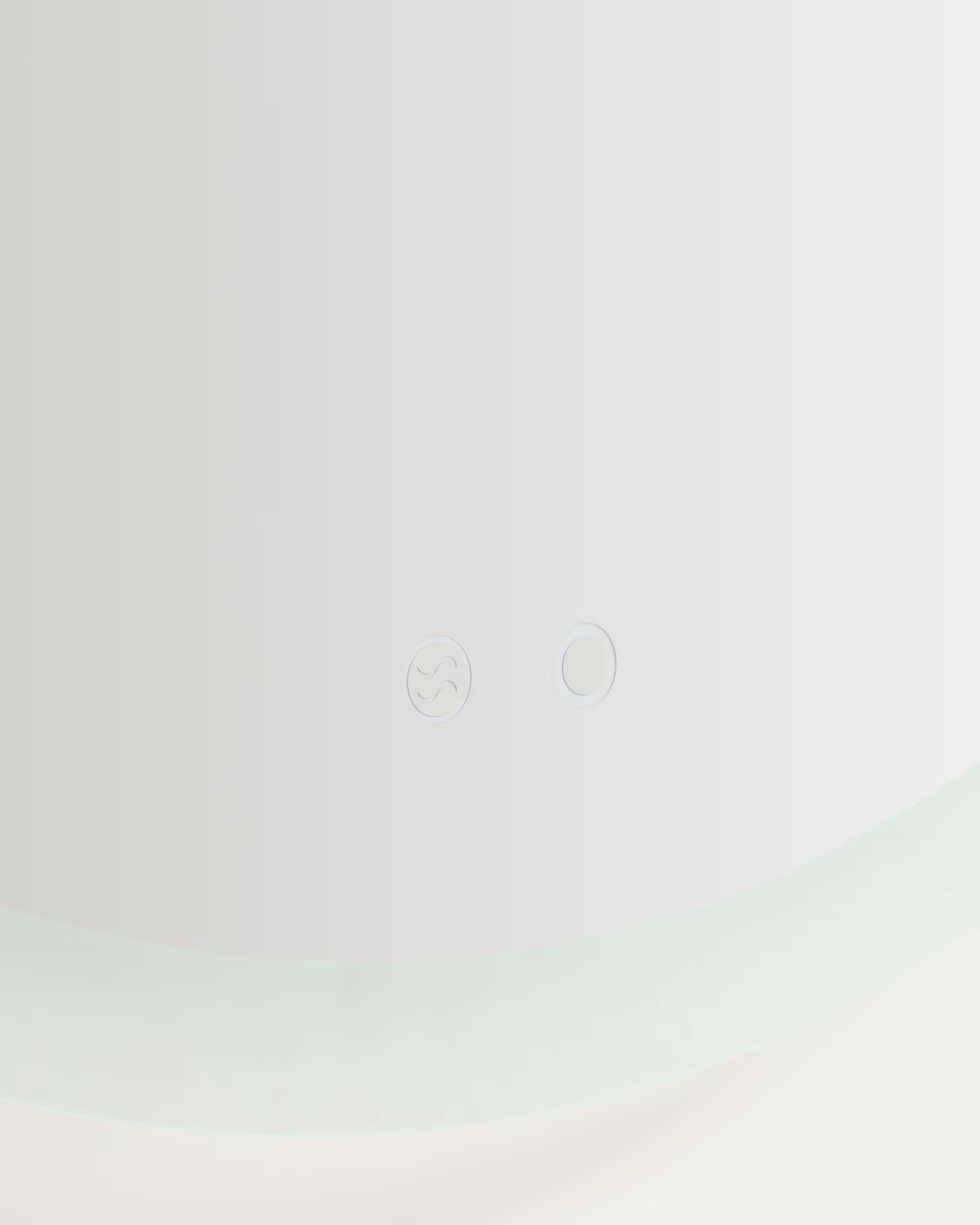 MERVI white illuminated round bathroom mirror