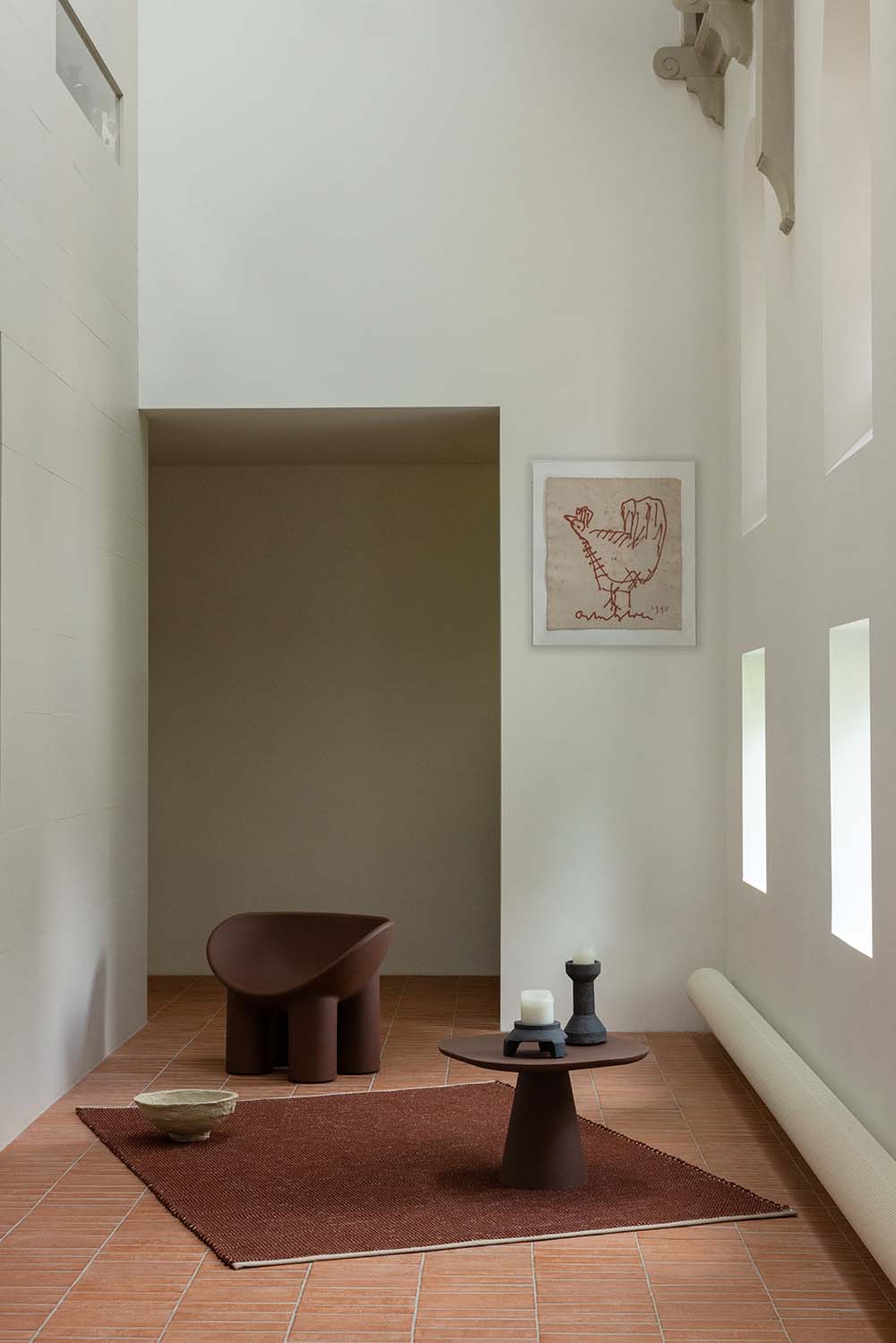 Koberec FRAME tehlový