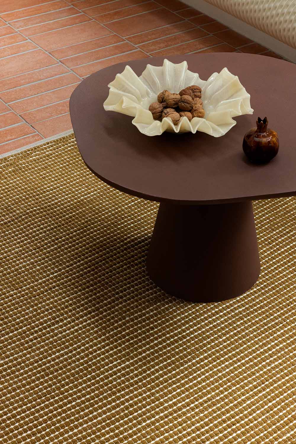 Koberec FRAME horčicový