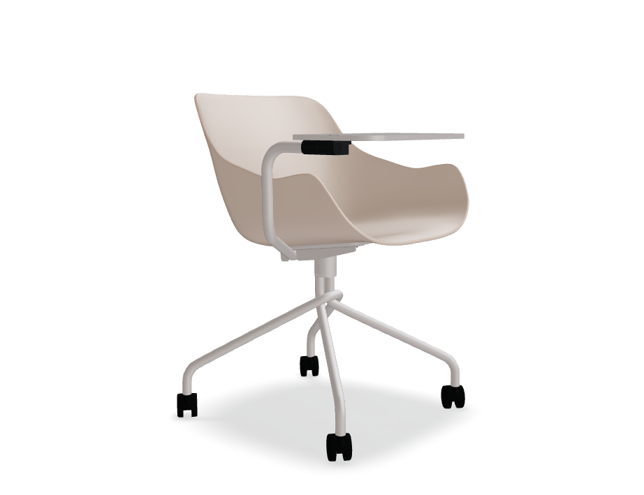 Swivel chair Baltic Basic metal base with wheels