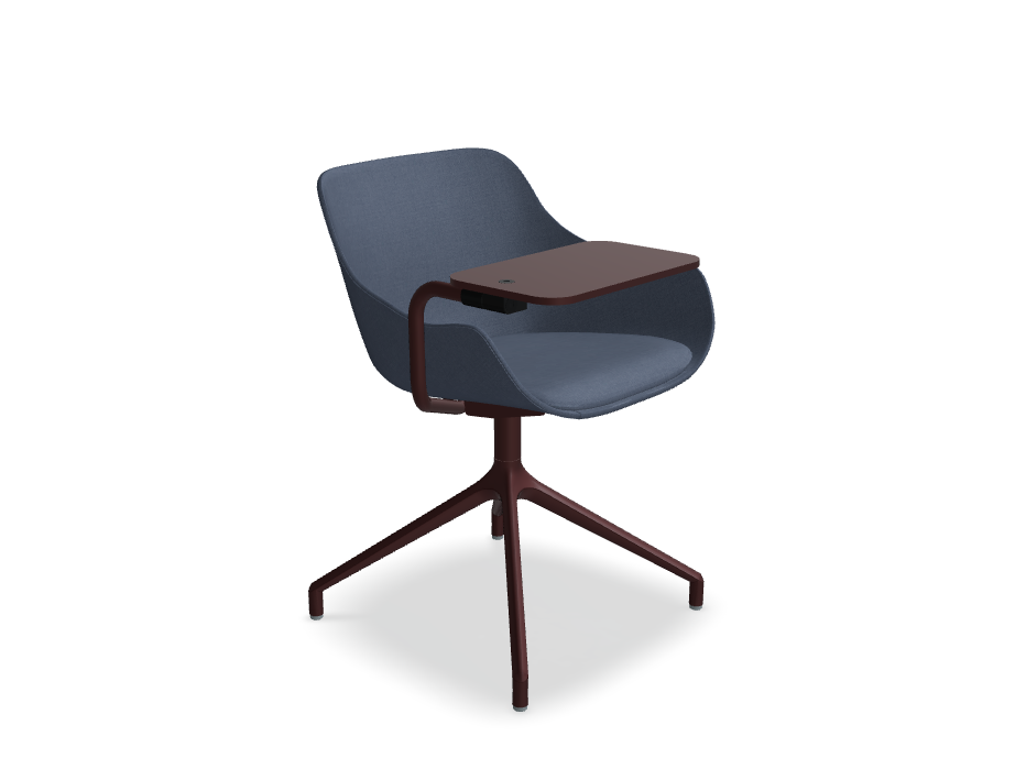 Baltic classic swivel chair aluminum base