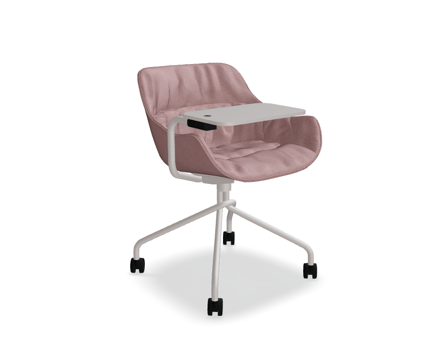 Swivel chair Baltic Soft Duo Metal base with wheels to a soft surface