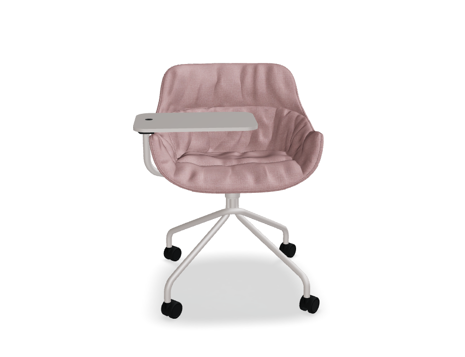 Swivel chair Baltic Soft Duo Metal base with wheels to a soft surface